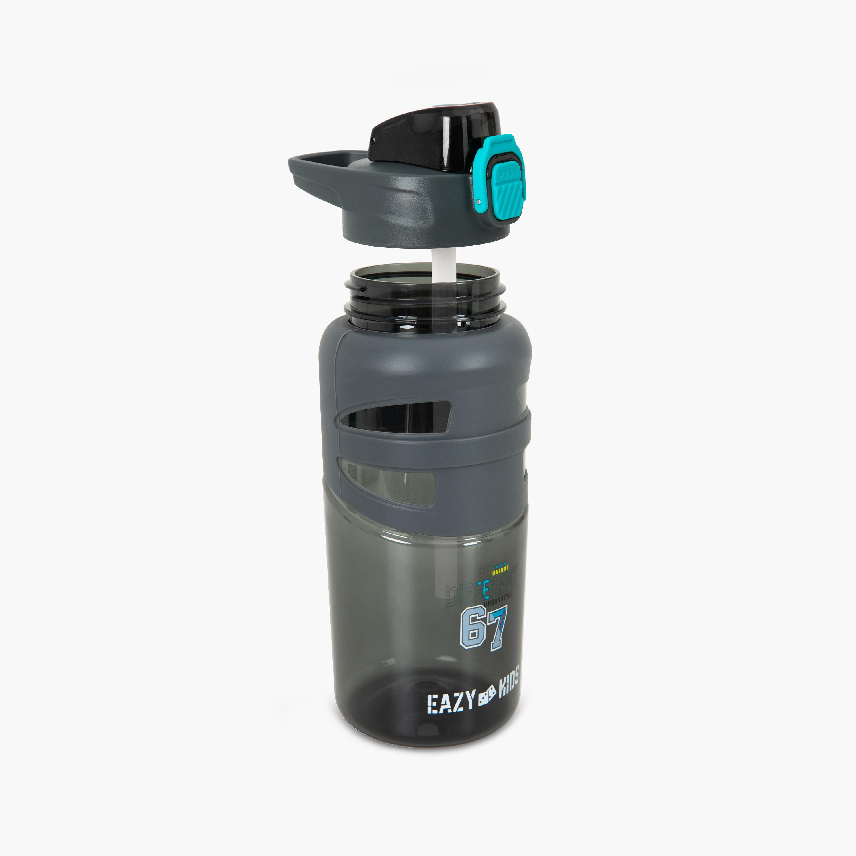 زجاجة مياه بغطاء قلاب وفوهة ومصاصة خالية من مادة BPA من إيزي كيدز - 750 مل-school-waterbottles-image-9