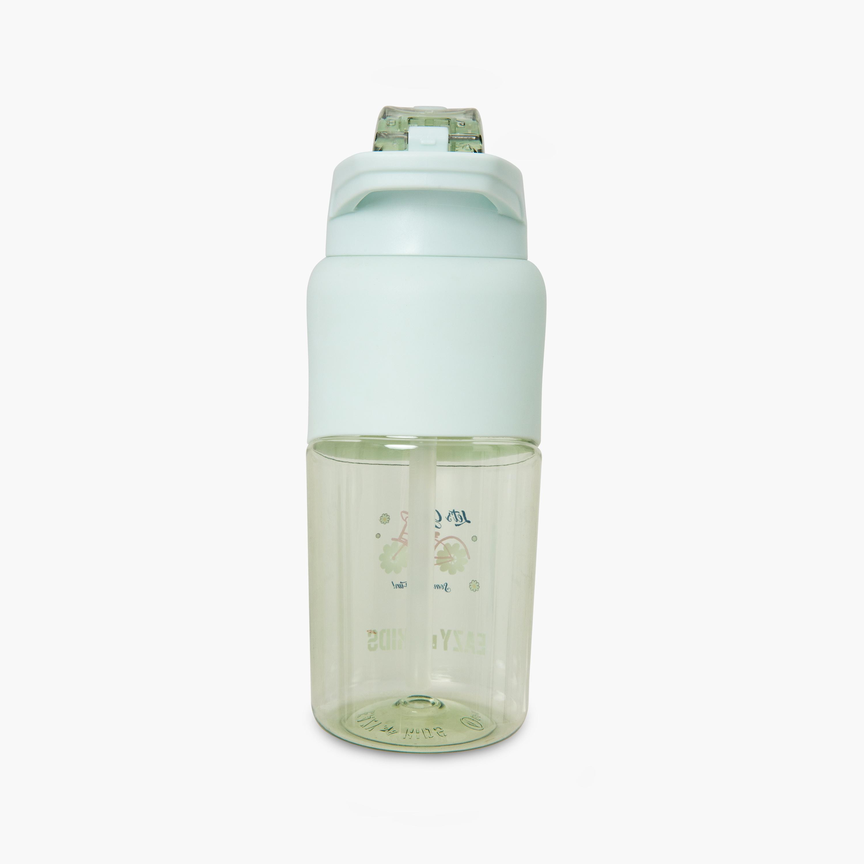 زجاجة مياه بغطاء قلاب وفوهة ومصاصة خالية من مادة BPA من إيزي كيدز - 750 مل-school-waterbottles-image-4
