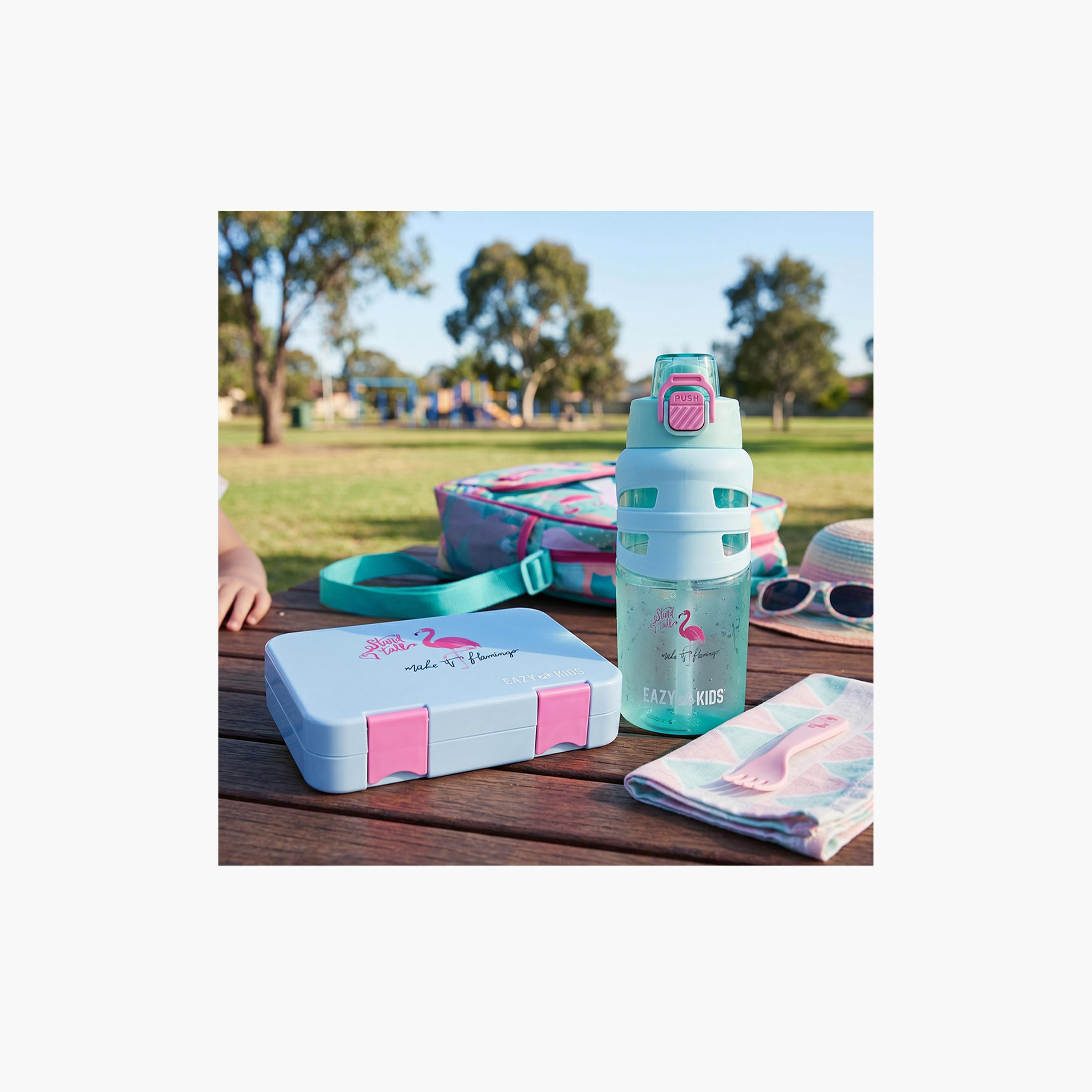 زجاجة مياه بغطاء قلاب وفوهة ومصاصة خالية من مادة BPA من إيزي كيدز - 750 مل-school-waterbottles-image-10