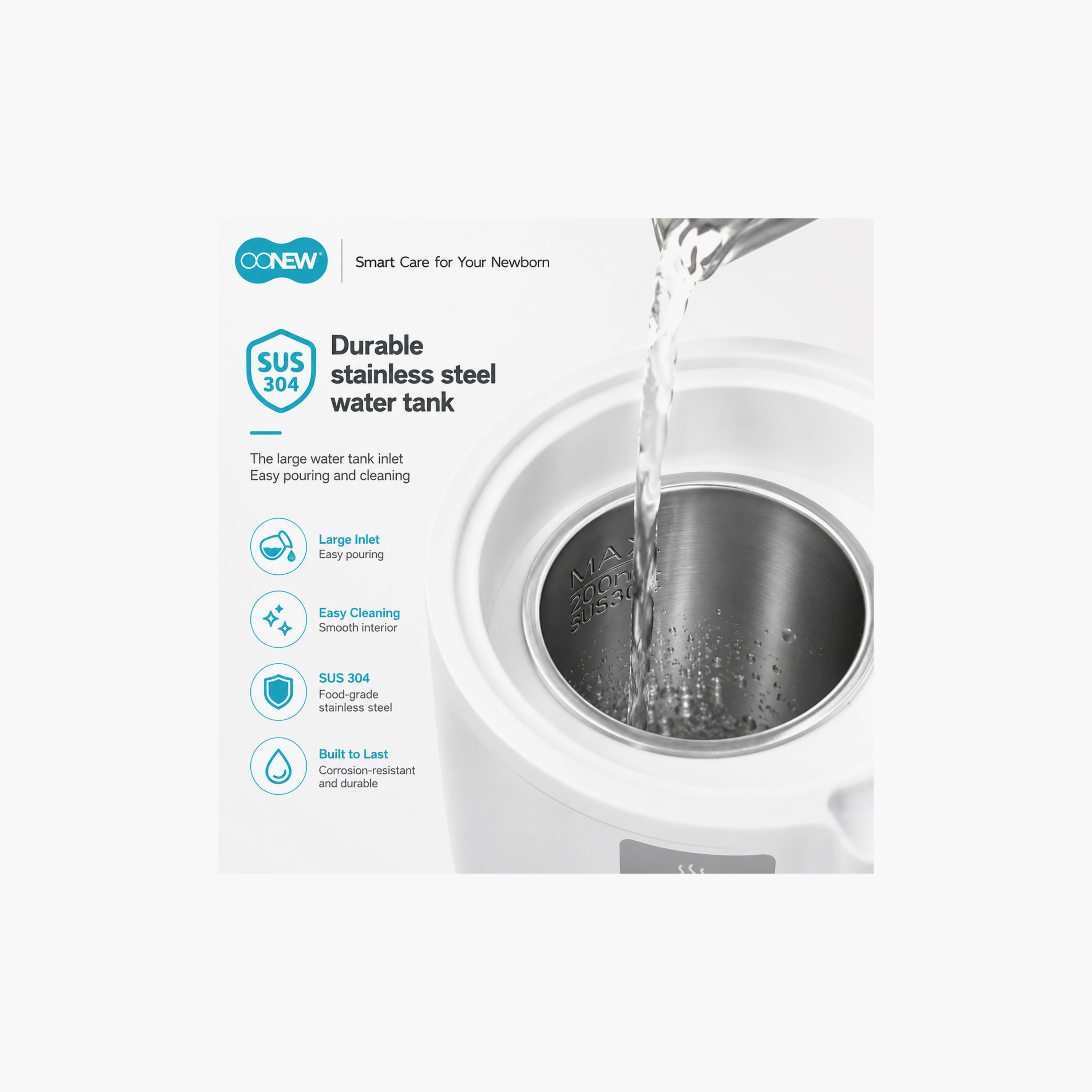 Oonew 5-In-1 Self-Sterilize Food Steamer Blender-baby-feeding-babyfoodprocessors-image-7
