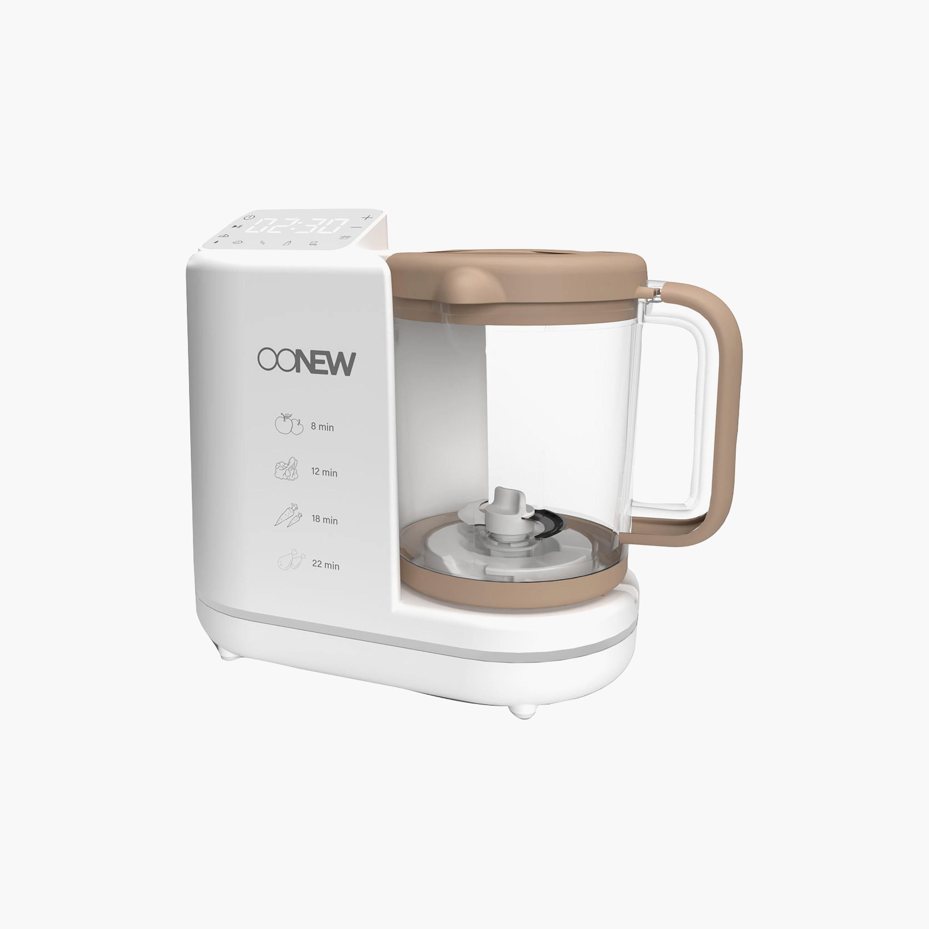 Oonew 6-In-1 Auto-Clean Digital Food Steamer Blender with LED Touch-baby-feeding-babyfoodprocessors-image-2