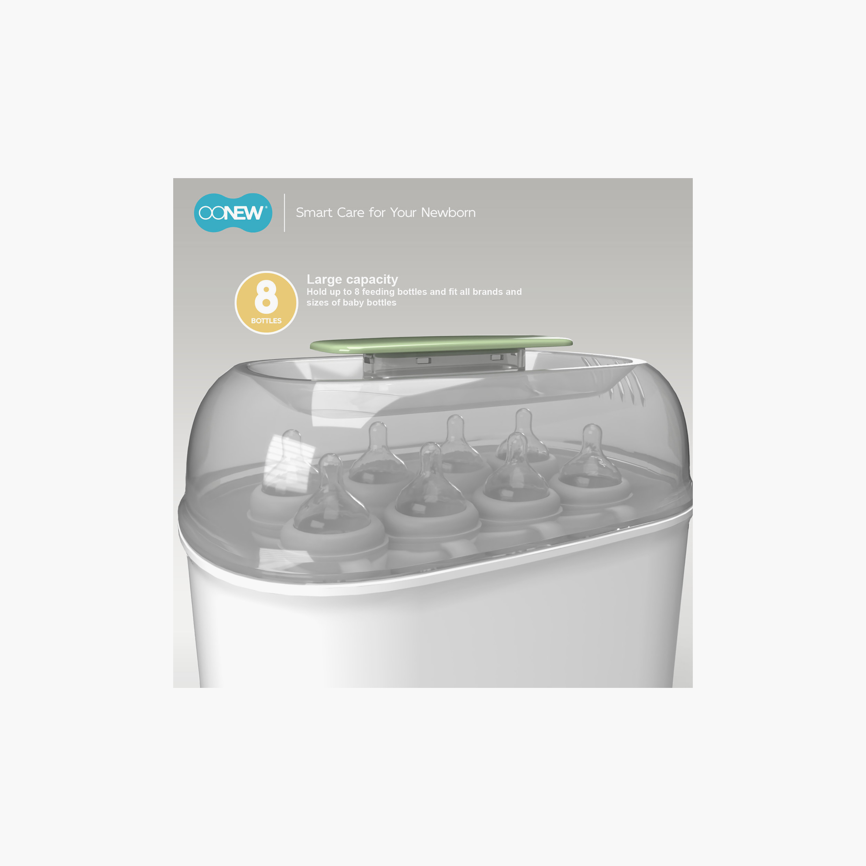Oonew 6-Minute Electric Bottle Steam Sterilizer & Dryer-baby-feeding-sterilizersandwarmers-image-4