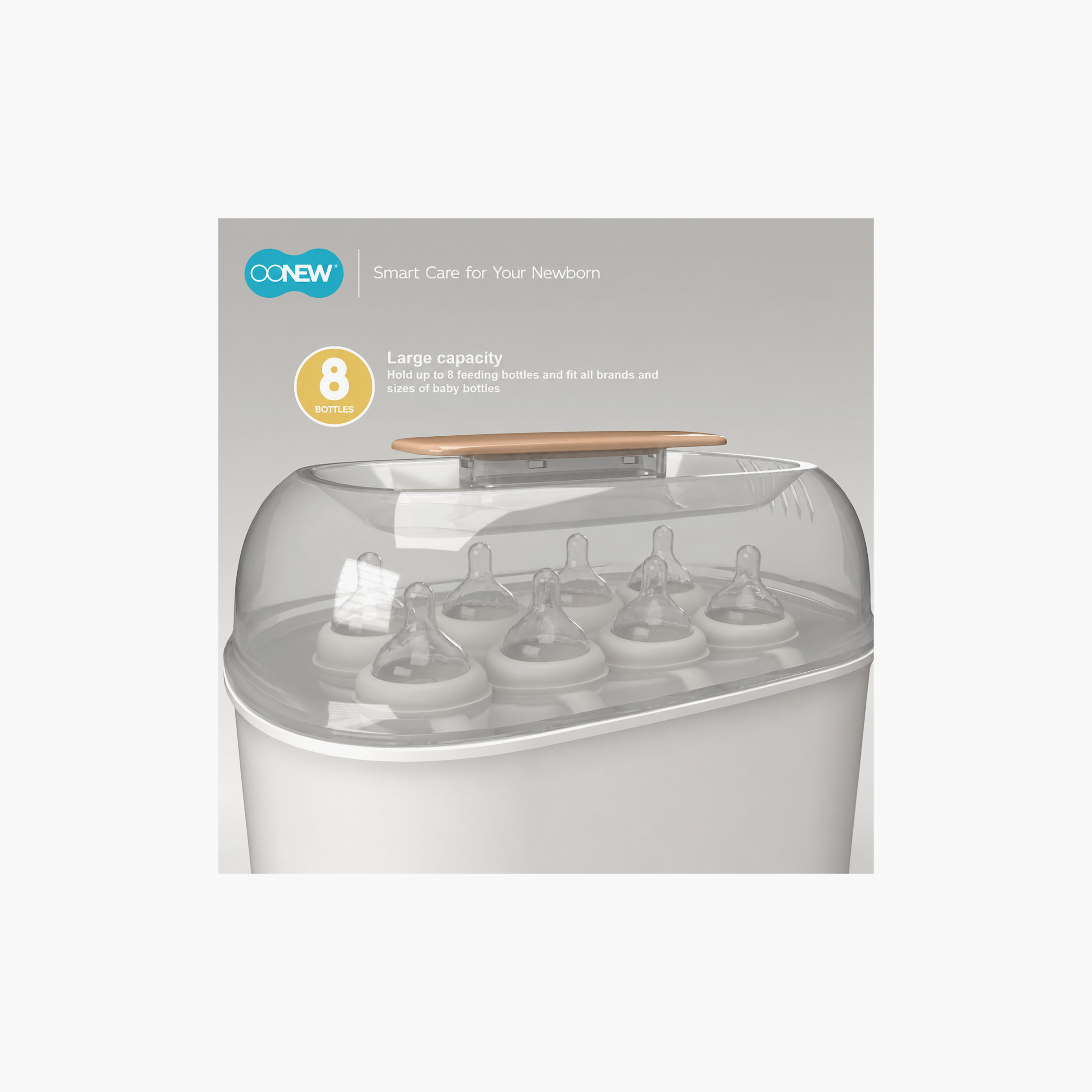 Oonew 6-Minute Electric Bottle Steam Sterilizer & Dryer-baby-feeding-sterilizersandwarmers-image-4