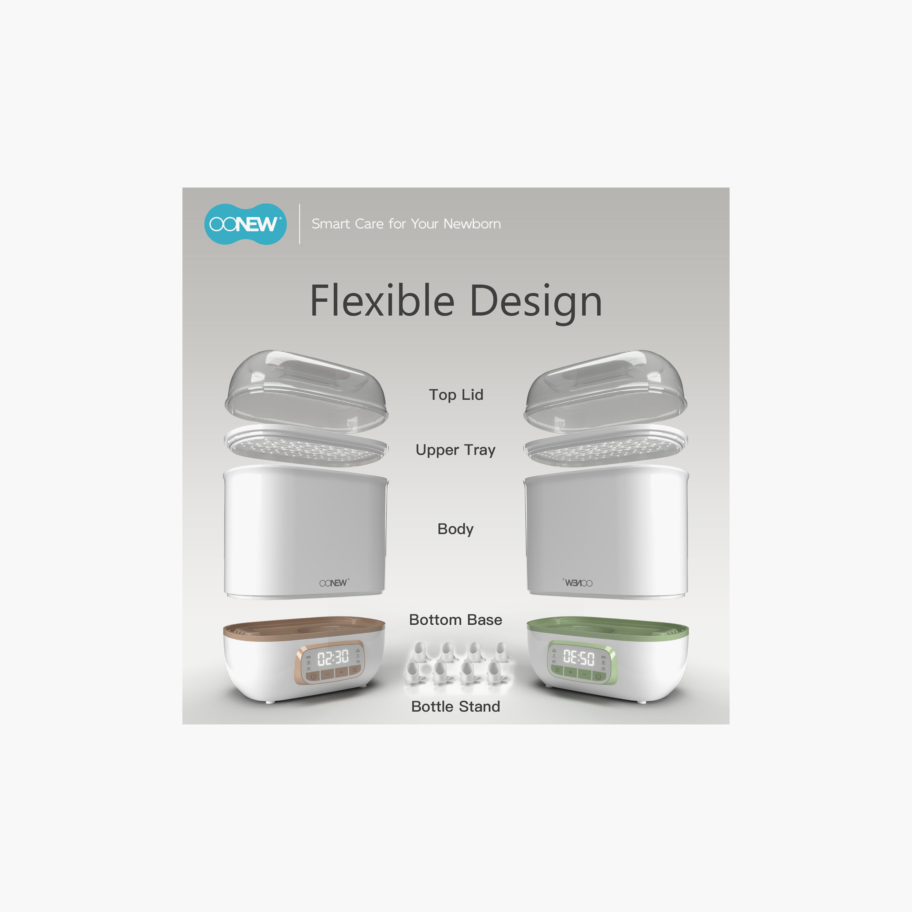 Oonew 6-Minute Electric Bottle Steam Sterilizer & Dryer-baby-feeding-sterilizersandwarmers-image-16