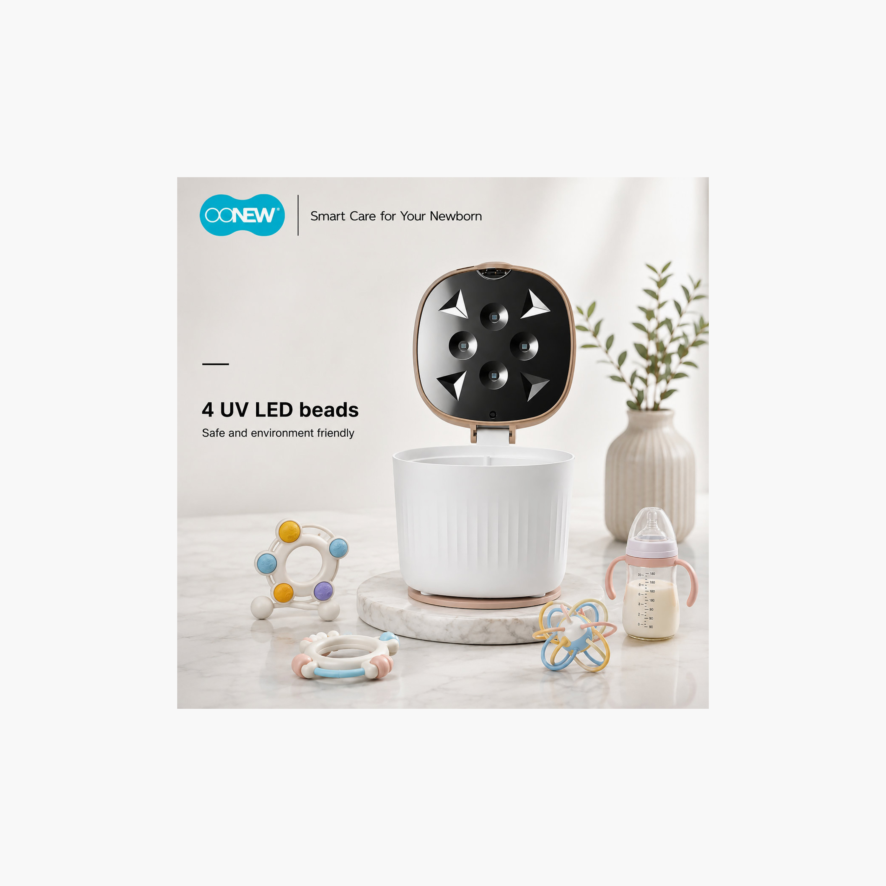 Oonew USB Rechargeable Portable Pacifier Sanitizer-baby-feeding-sterilizersandwarmers-image-11