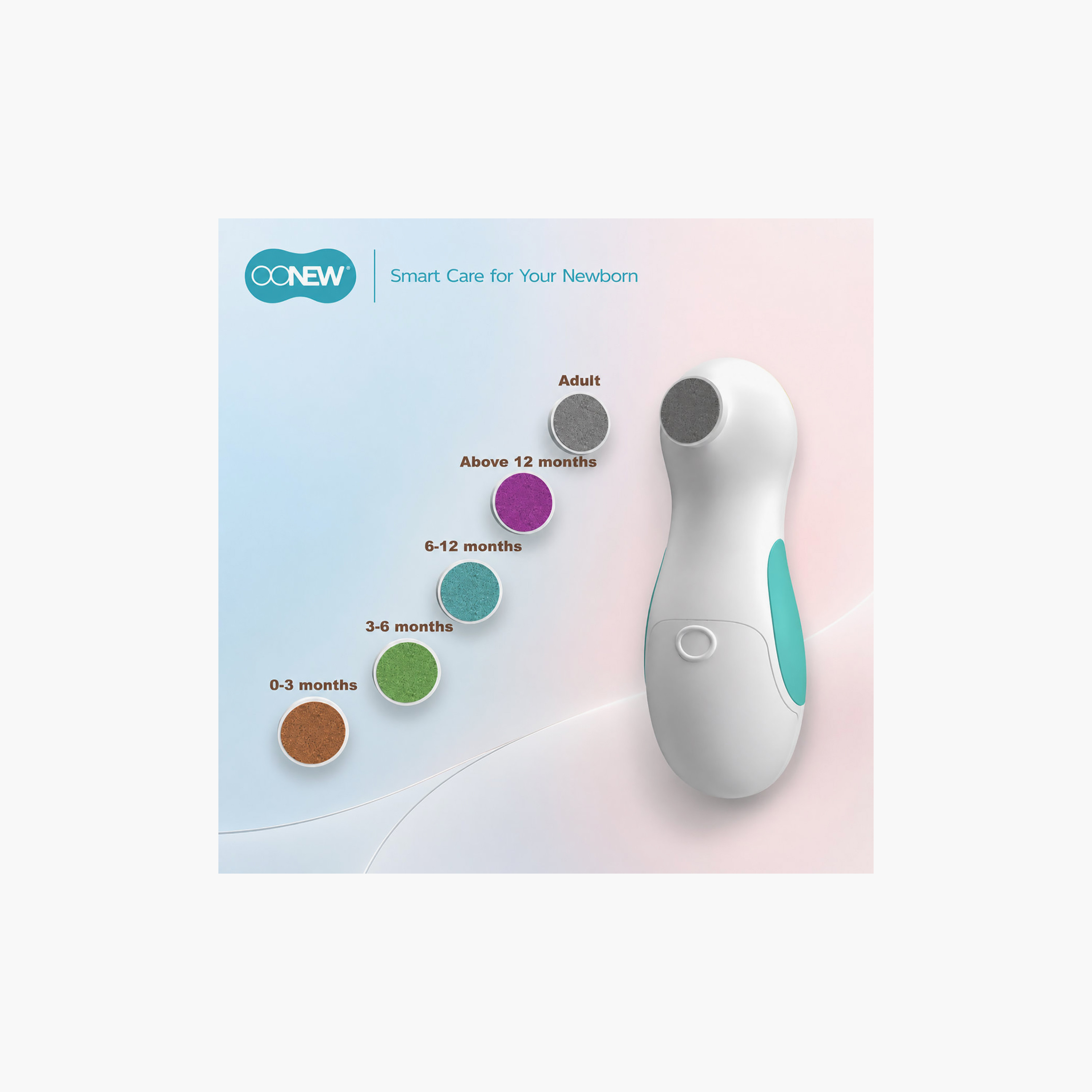 Oonew Silent Electric Nail Trimmer with Adjustable Speed & Replacement Heads-beautyandpersonalcare-babycare-babygrooming-image-6