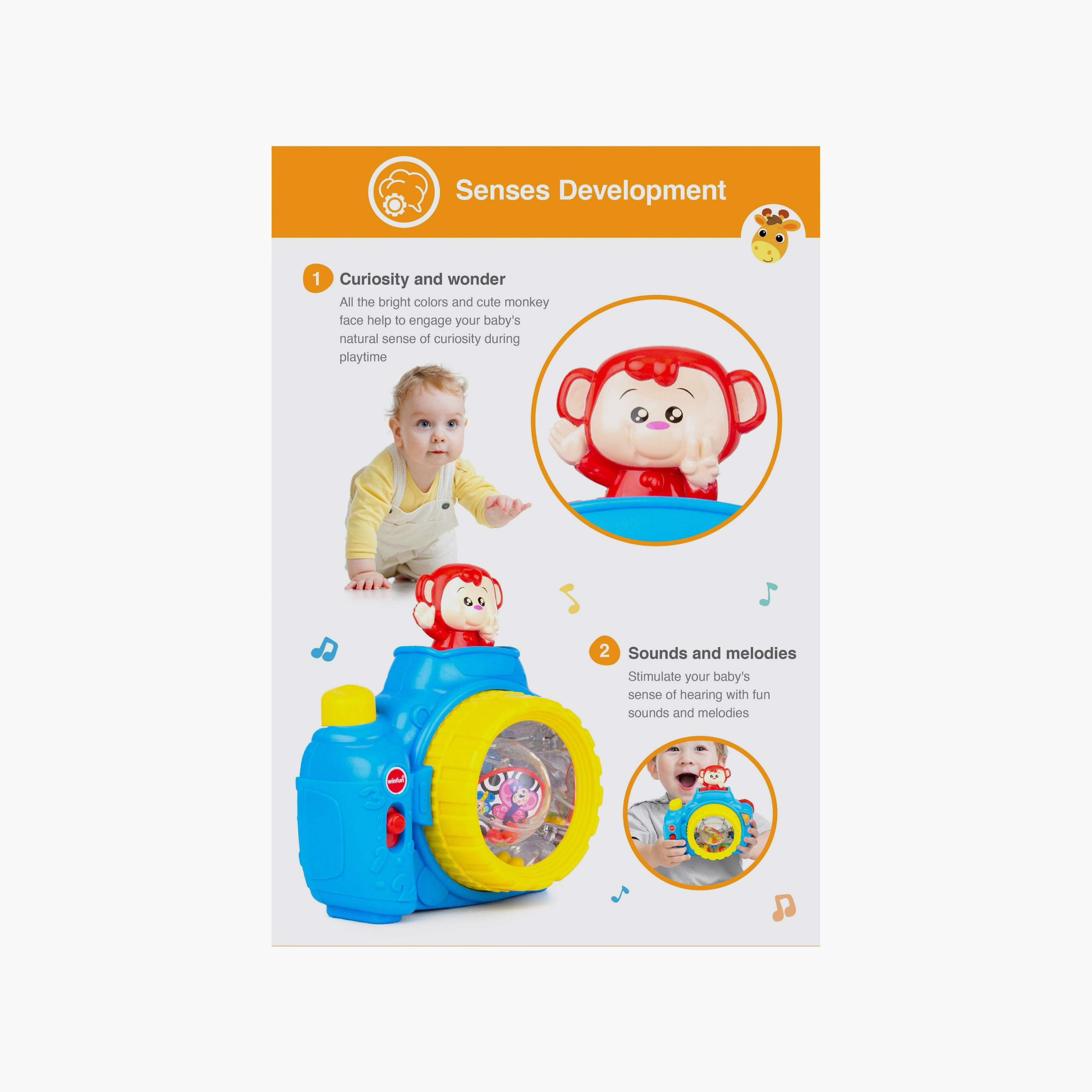 WinFun Pop-Up Monkey Camera Learning Toy-toys-babyandtoddlertoys-learningtoys-image-10