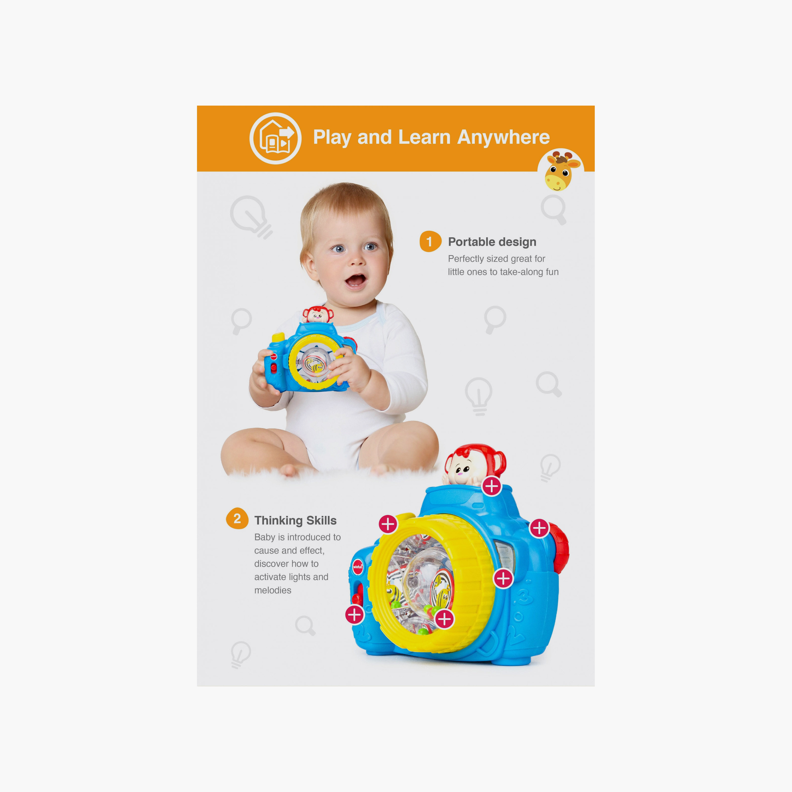 WinFun Pop-Up Monkey Camera Learning Toy-toys-babyandtoddlertoys-learningtoys-image-11