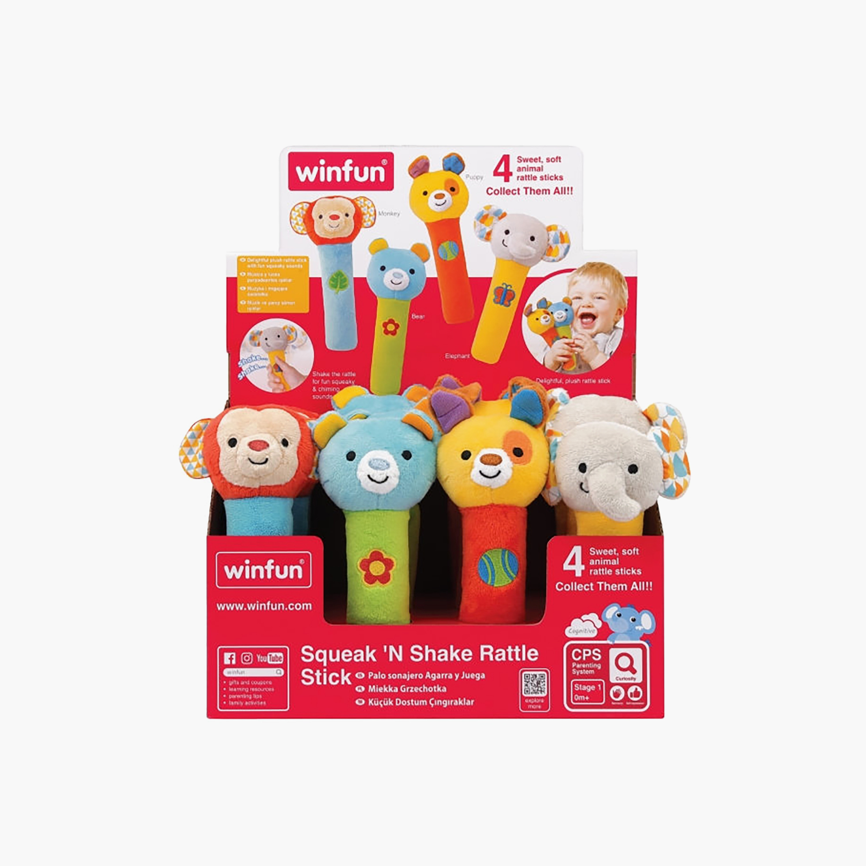 WinFun Squeak N Shake Rattle Stick-toys-babyandtoddlertoys-rattlesandteethers-image-4