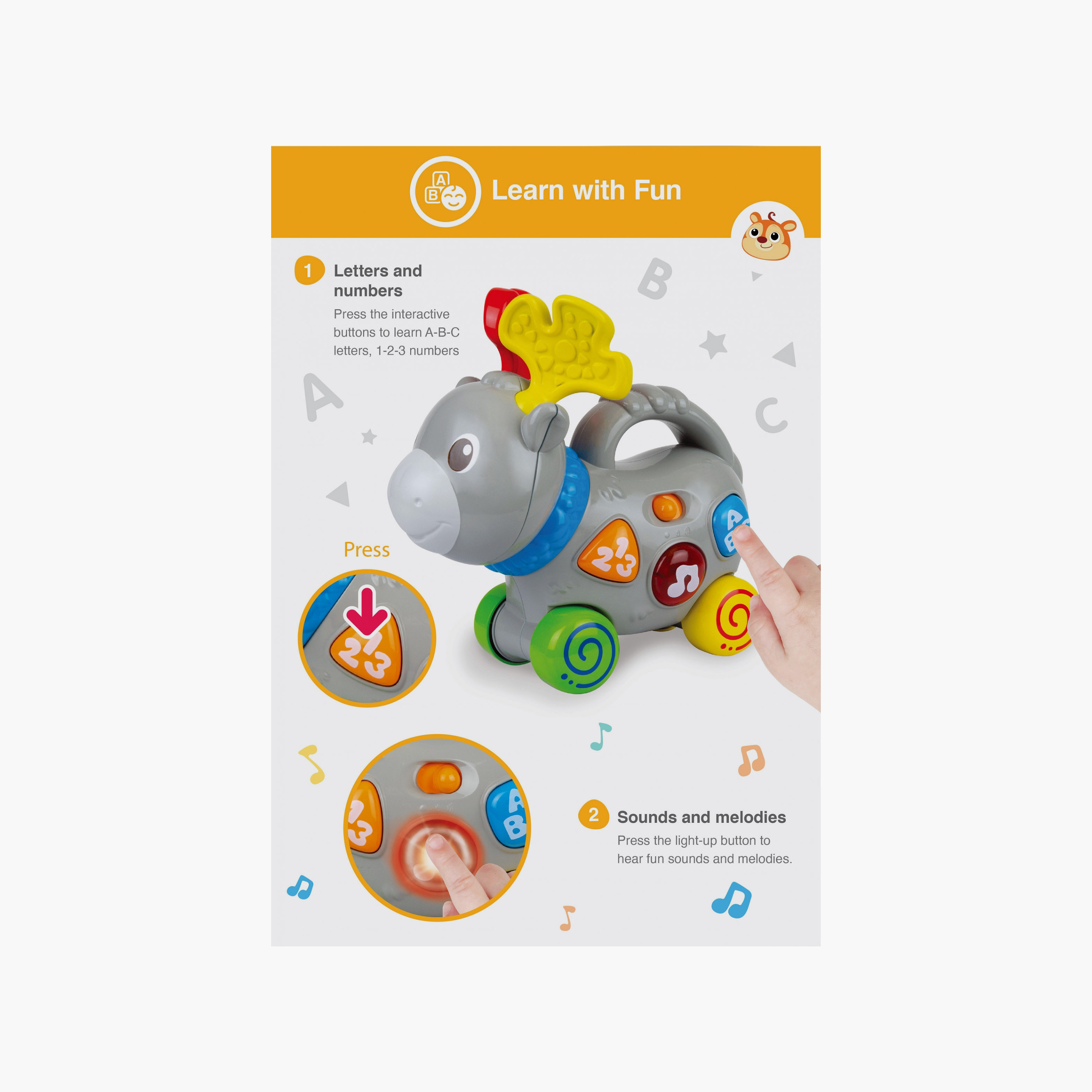 لعبة حيوان الموظ التعليمية للسحب من وين فن-toys-babyandtoddlertoys-learningtoys-image-7