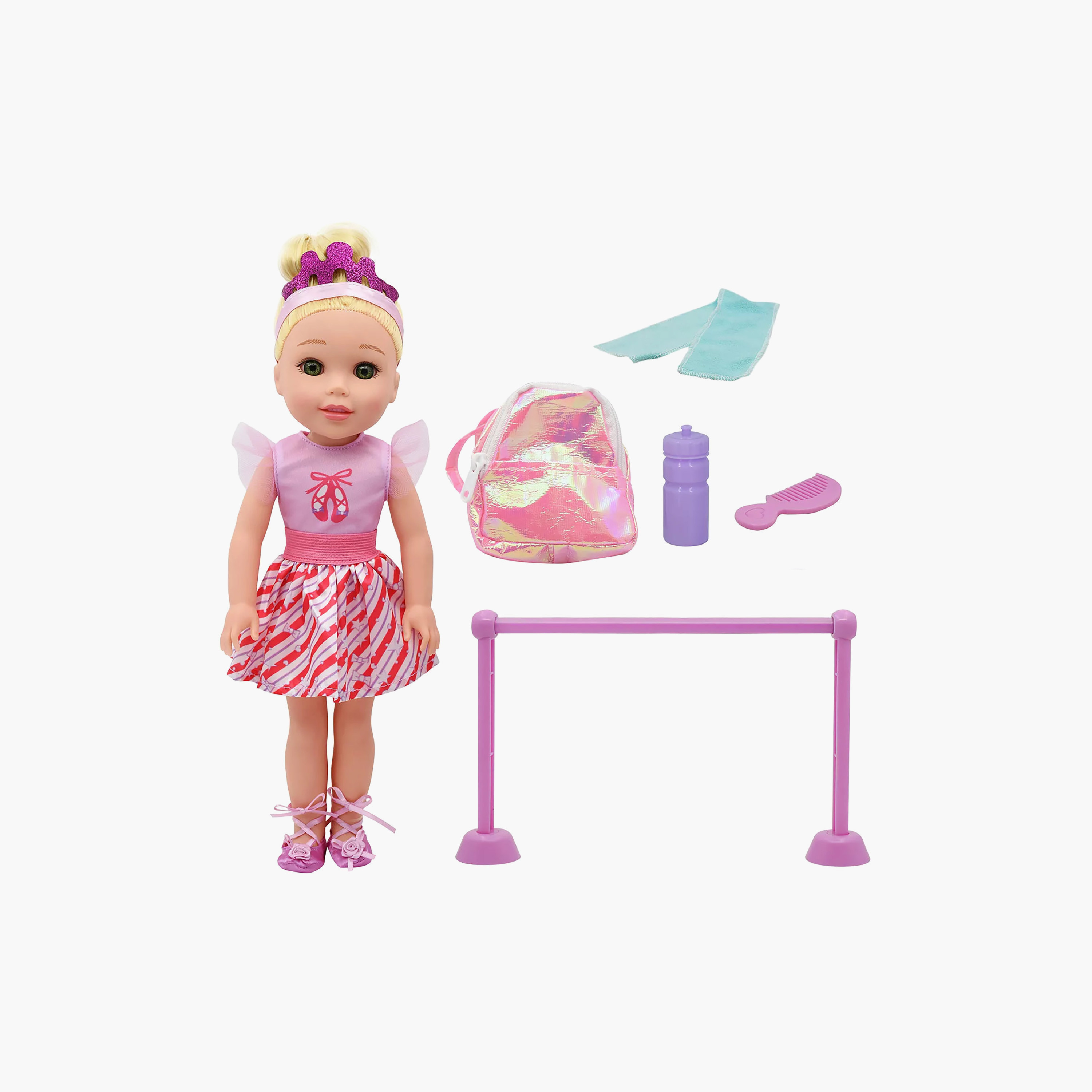 دمية استوديو باليه بيبي مازيونا التفاعلية - 14 بوصة-toys-dollsandplaysets-dolls-image-1