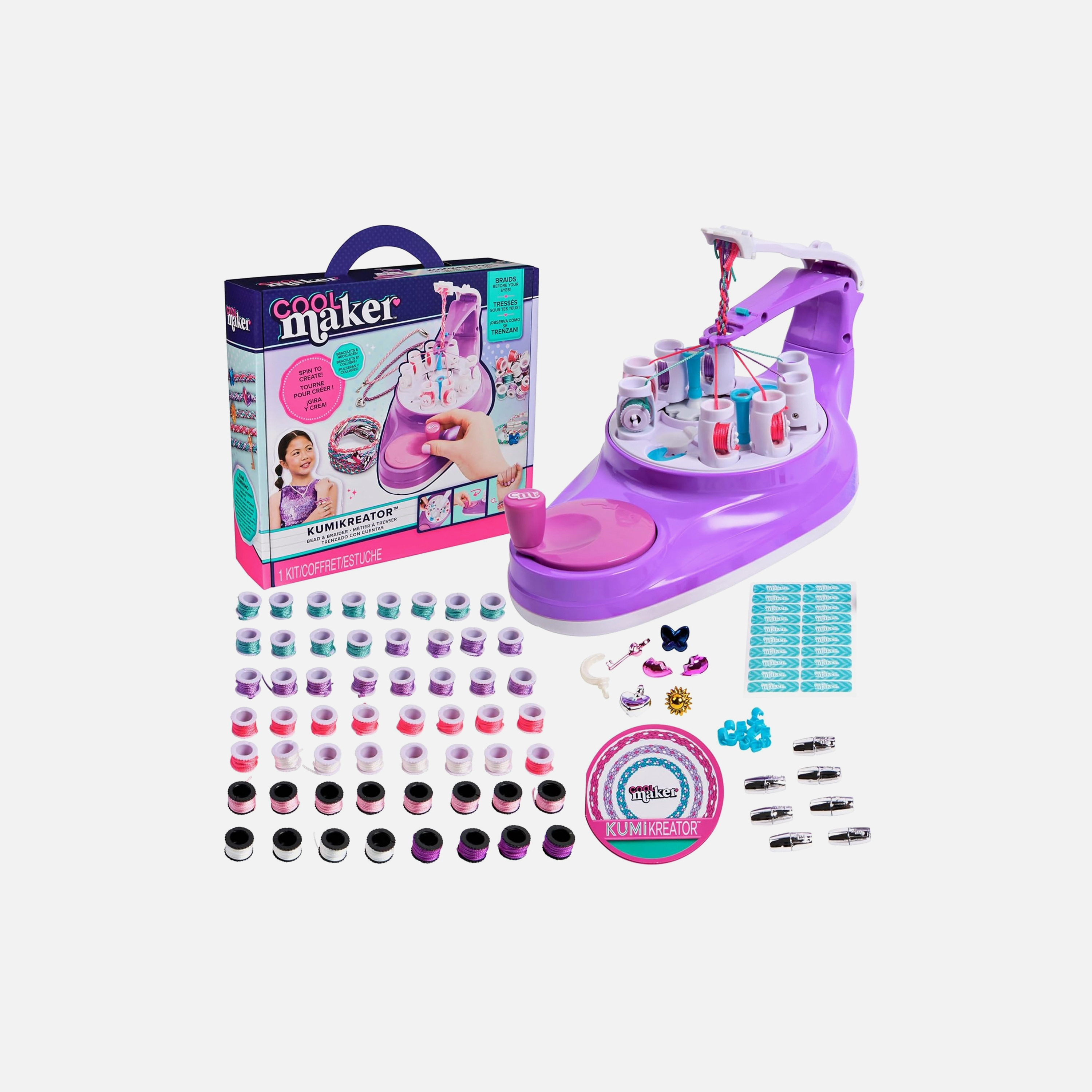 طقم صنع قلائد وأساور صداقة من كول ميكر من سبين ماستر-girls-accessories-jewellery-image-2