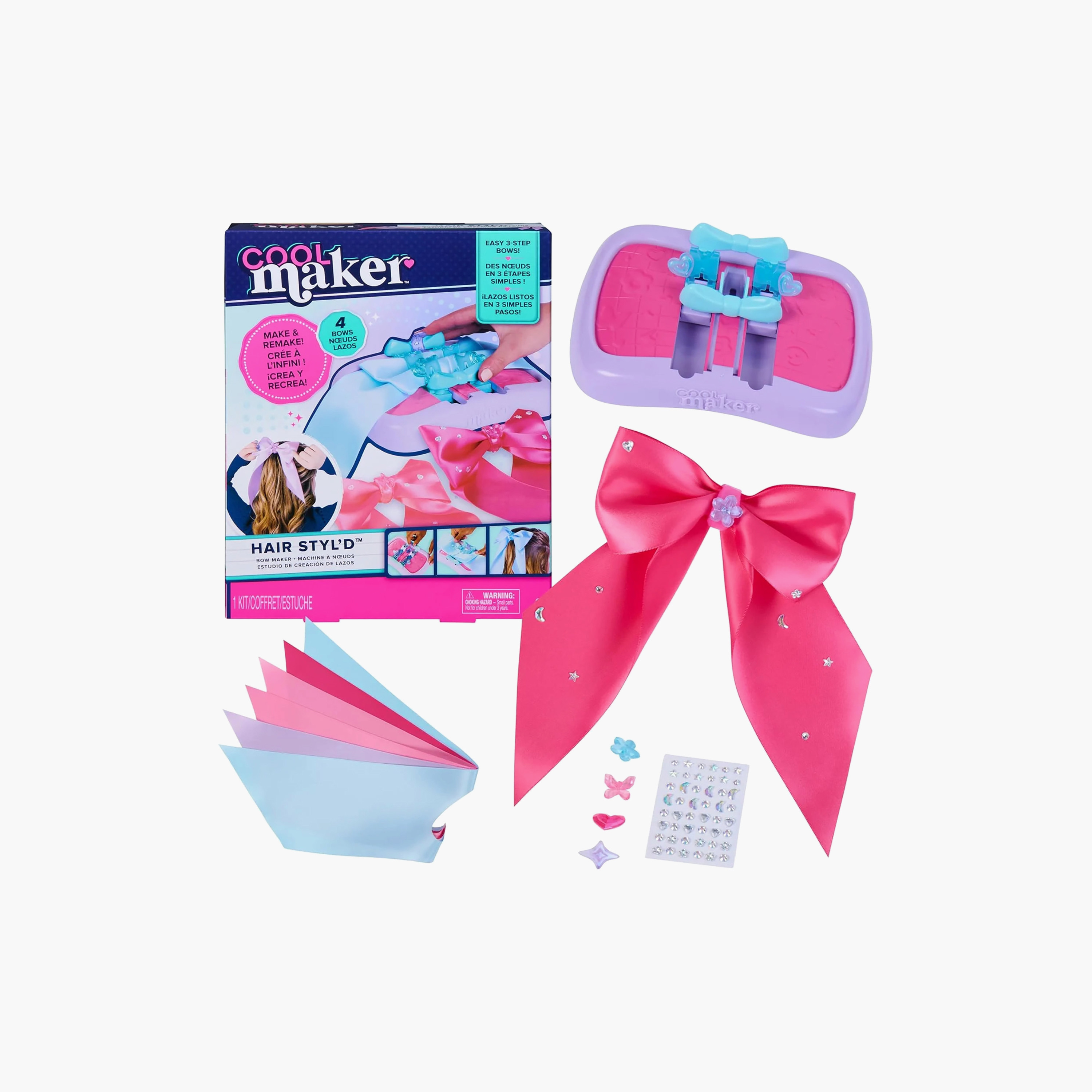طقم صنع فيونكات هير ستايلد كول ميكر من سبين ماستر-school-artsandcrafts-image-1