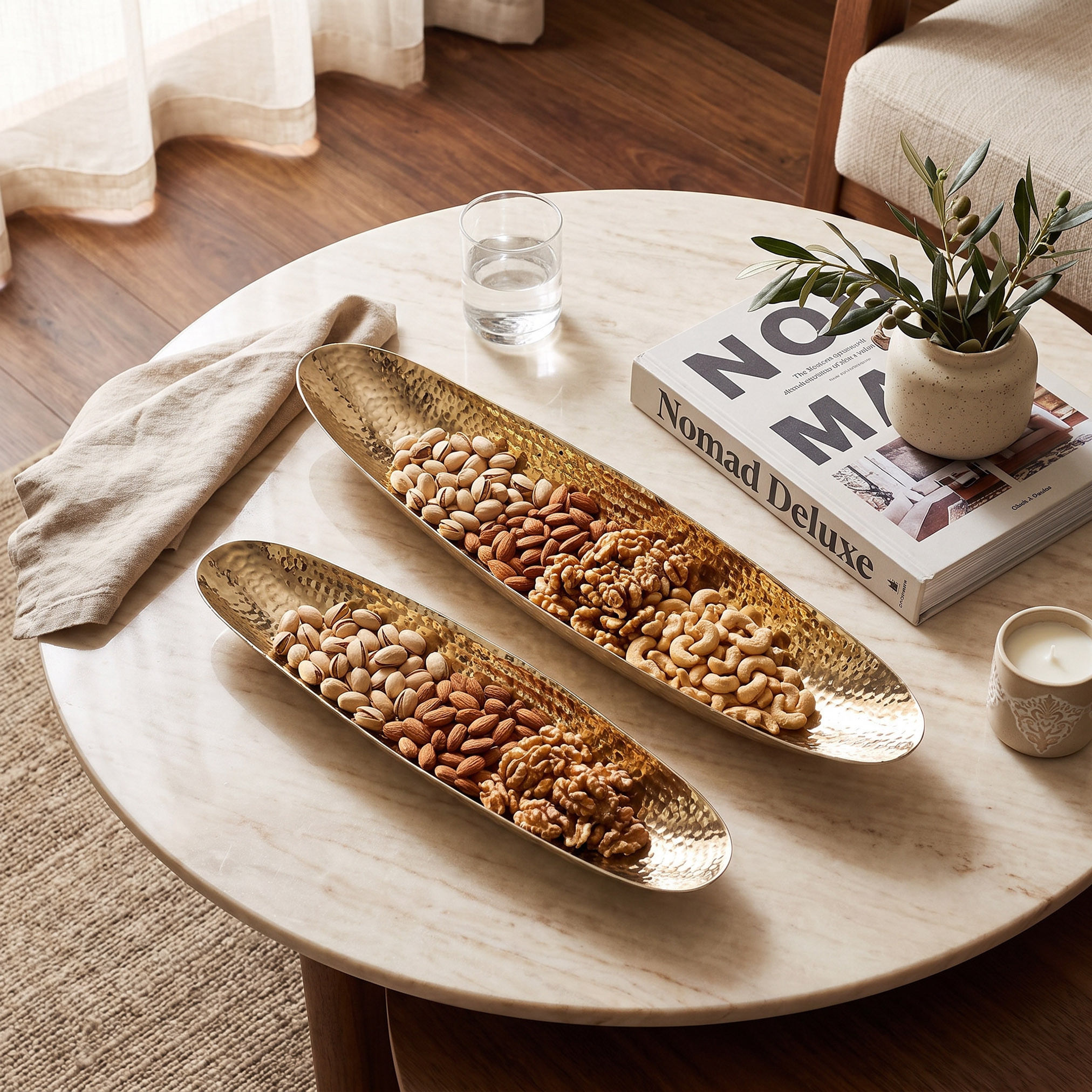 وعاء ديكور معدن منقوش - 5 سم-household-decor-boxesandtrays-image-4