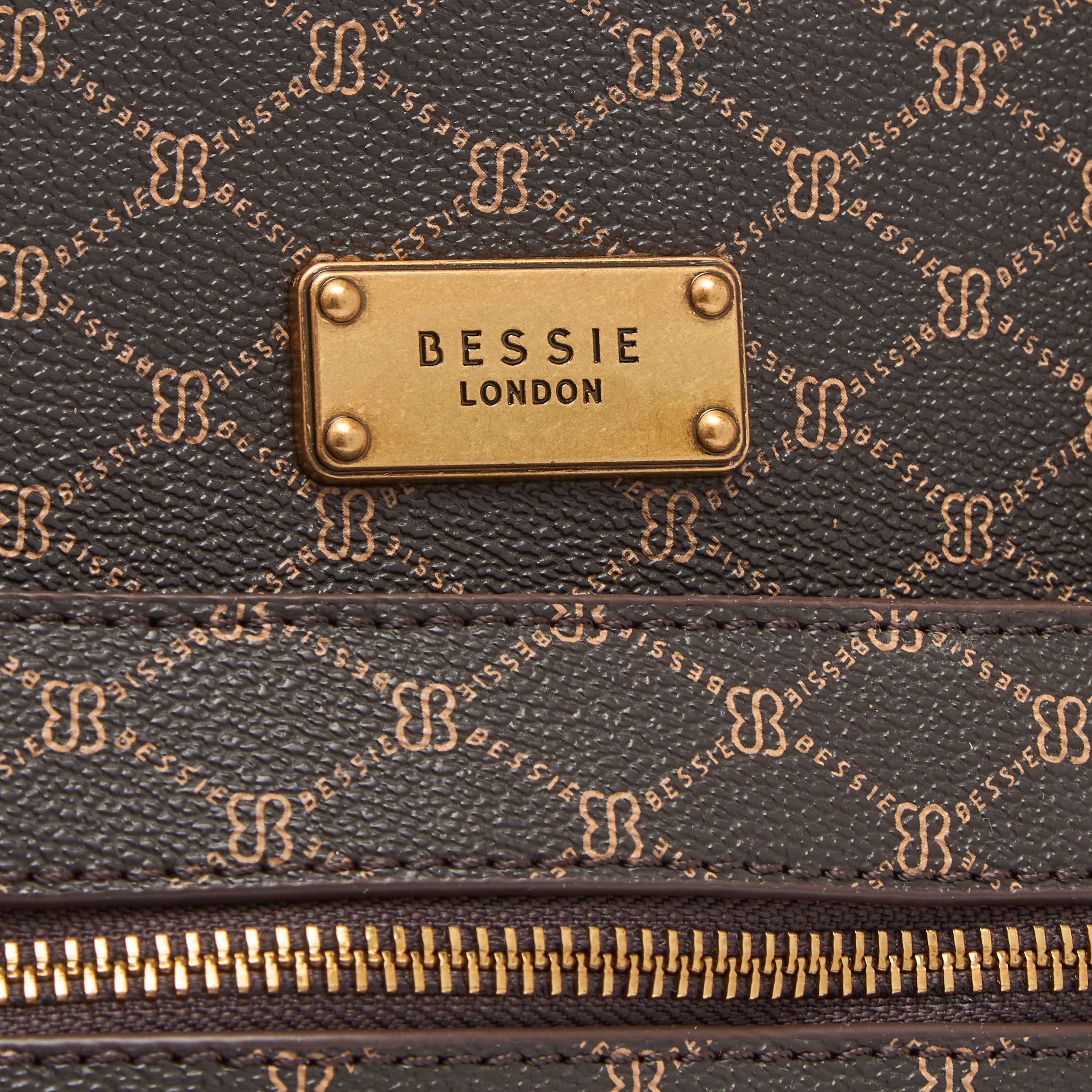 Bessie London Monogram Print Tote Bag with Detachable Strap-women-bagsandwallets-handbags-image-6
