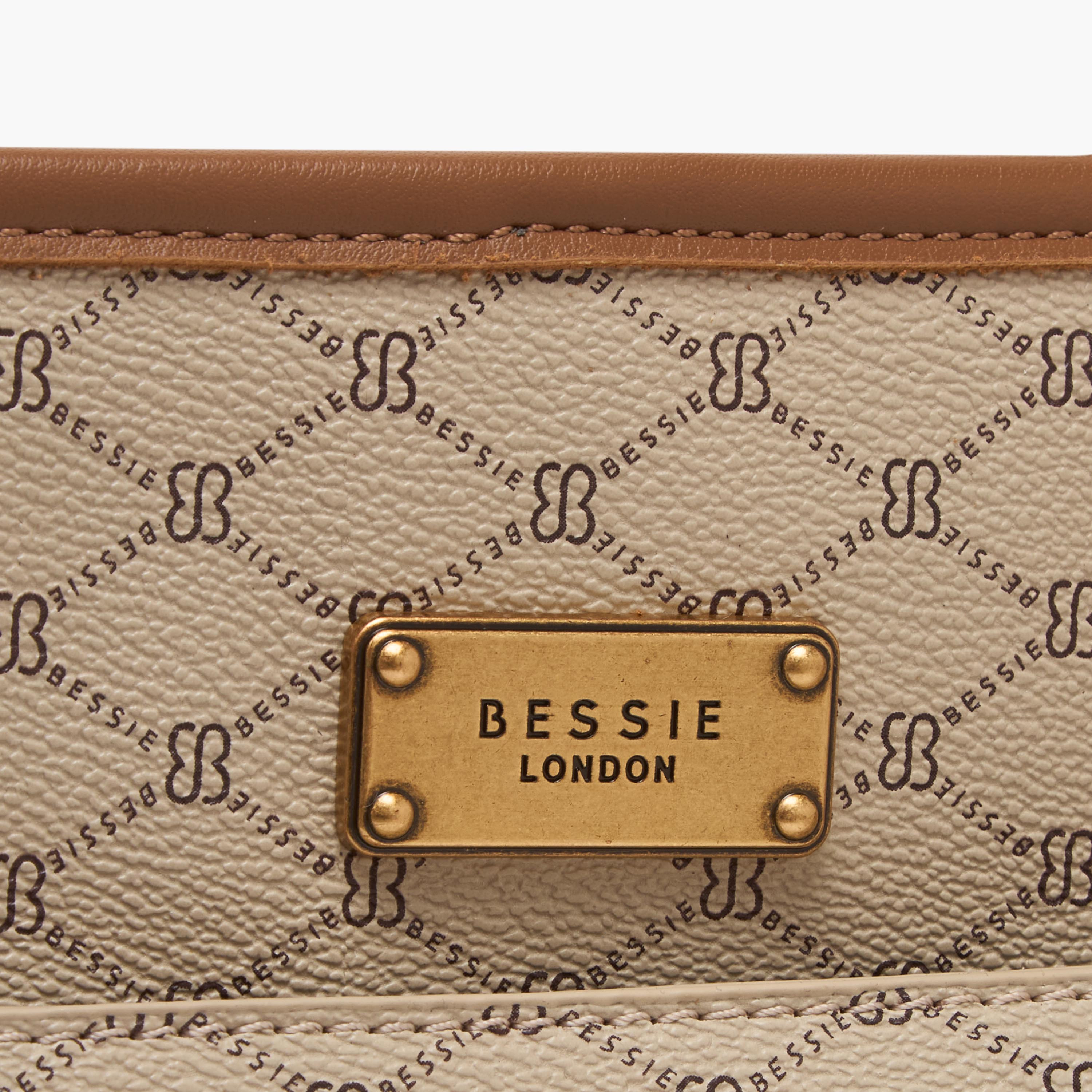 Bessie London Monogram Print Tote Bag with Detachable Strap-women-bagsandwallets-handbags-image-5