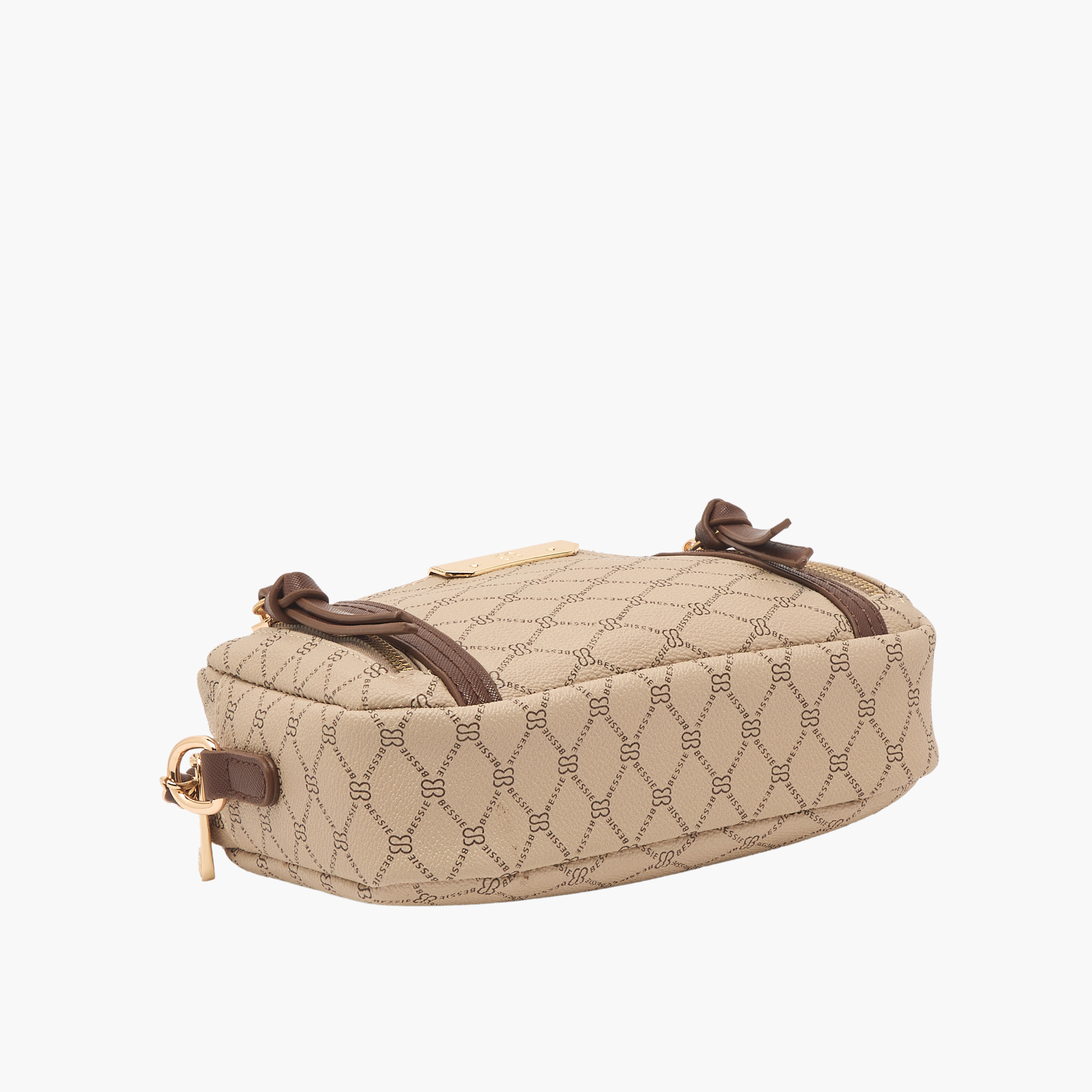 شنطة كروس بودي بطبعات مونوجرام مع حزام سلسلة من بيسي لندن-women-bagsandwallets-handbags-image-6