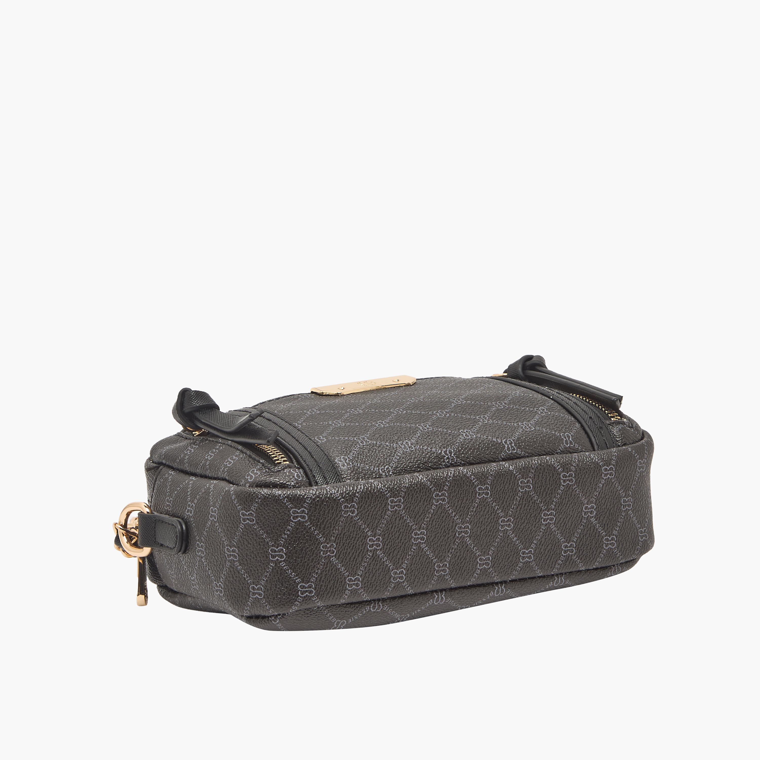 شنطة كروس بودي بطبعات مونوجرام مع حزام سلسلة من بيسي لندن-women-bagsandwallets-handbags-image-7