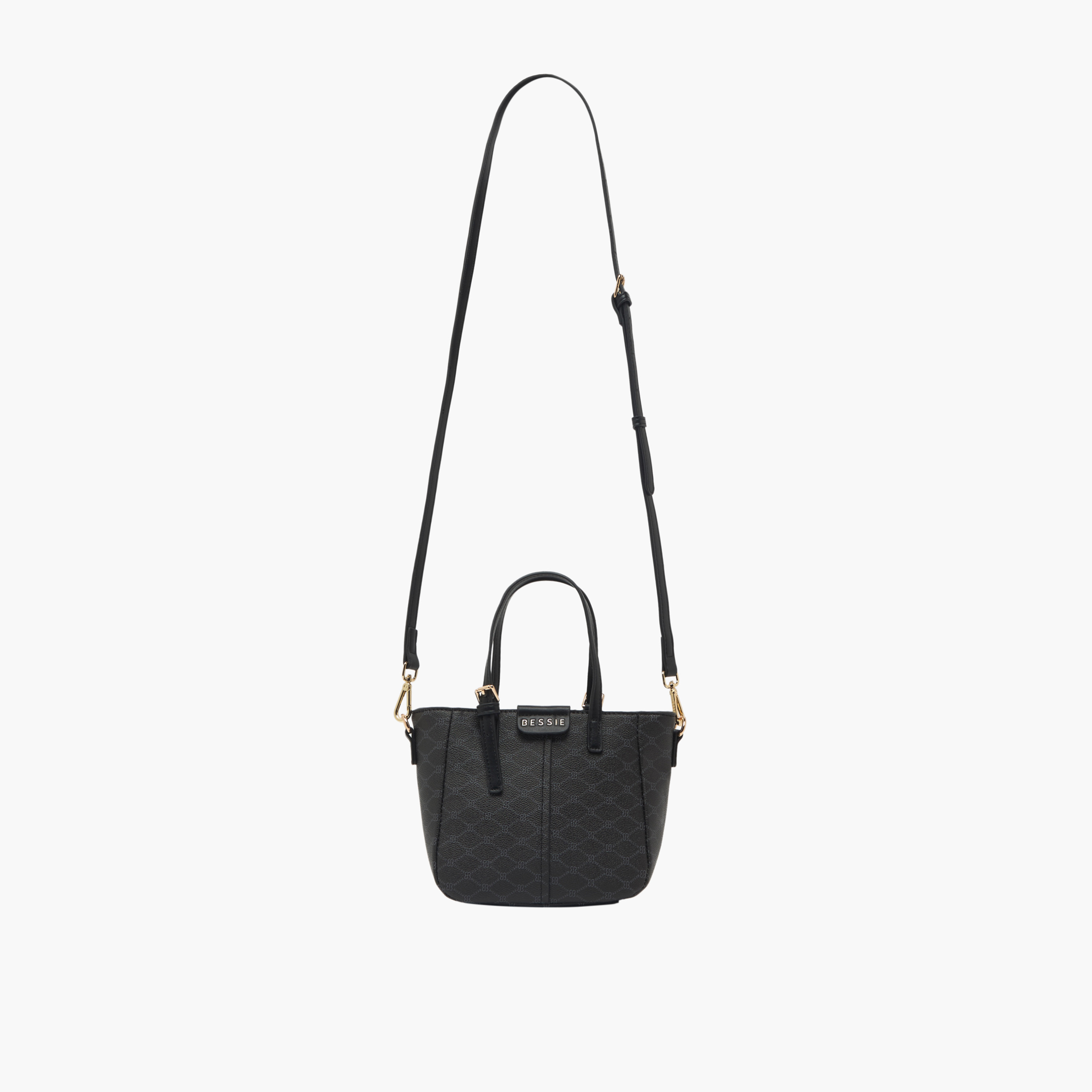 شنطة توتي بطبعات مونوجرام وحزام قابل للفصل من بيسي لندن-women-bagsandwallets-handbags-image-3