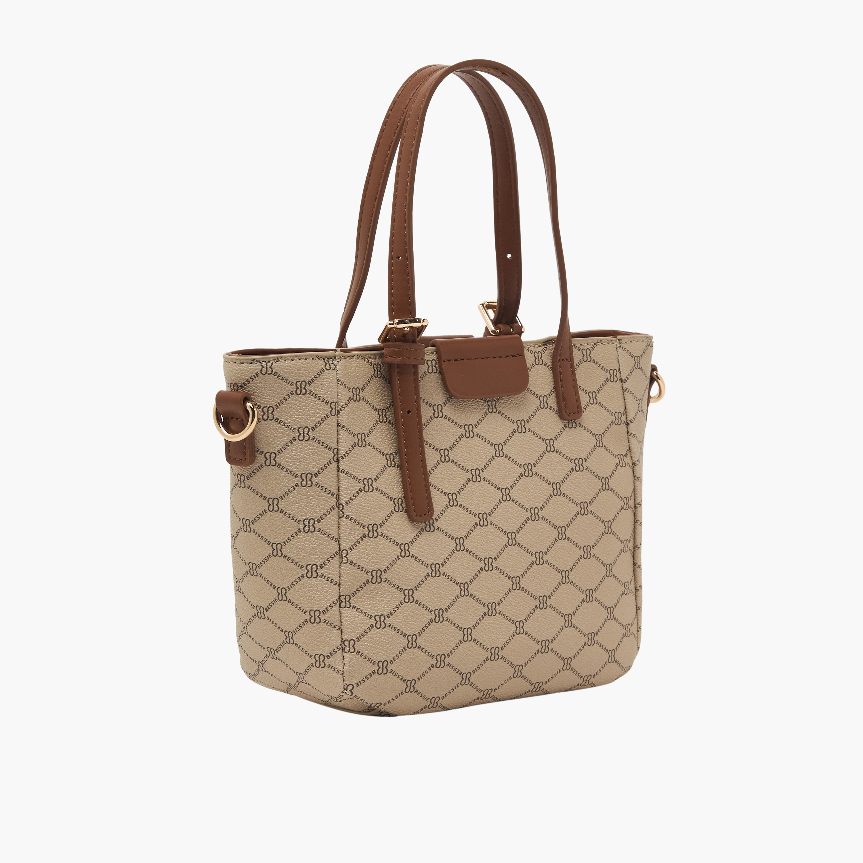 شنطة توتي بطبعات مونوجرام وحزام قابل للفصل من بيسي لندن-women-bagsandwallets-handbags-image-3