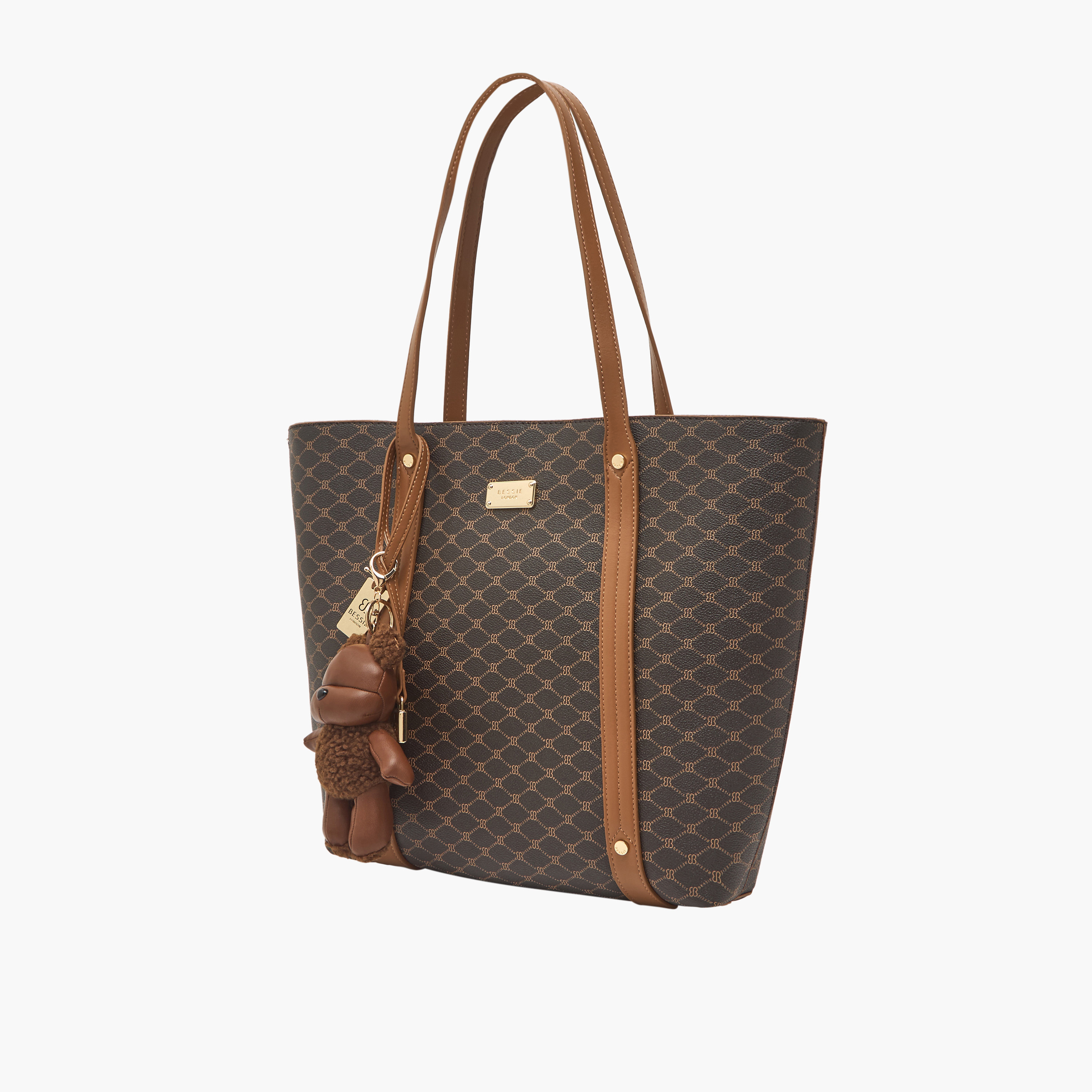 شنطة توتي بدلاية دب وسحاب إغلاق من بيسي لندن-women-bagsandwallets-handbags-image-2
