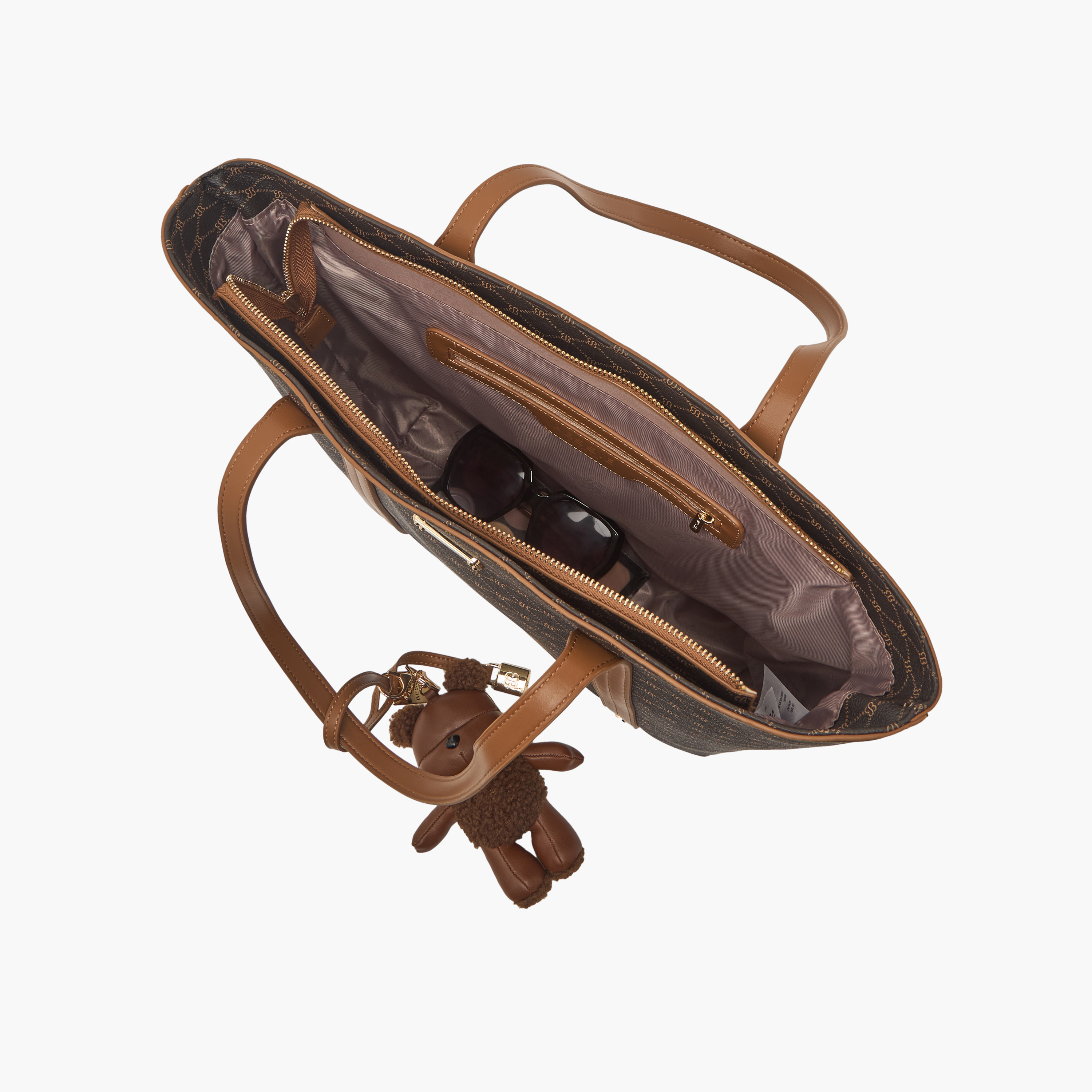 شنطة توتي بدلاية دب وسحاب إغلاق من بيسي لندن-women-bagsandwallets-handbags-image-8