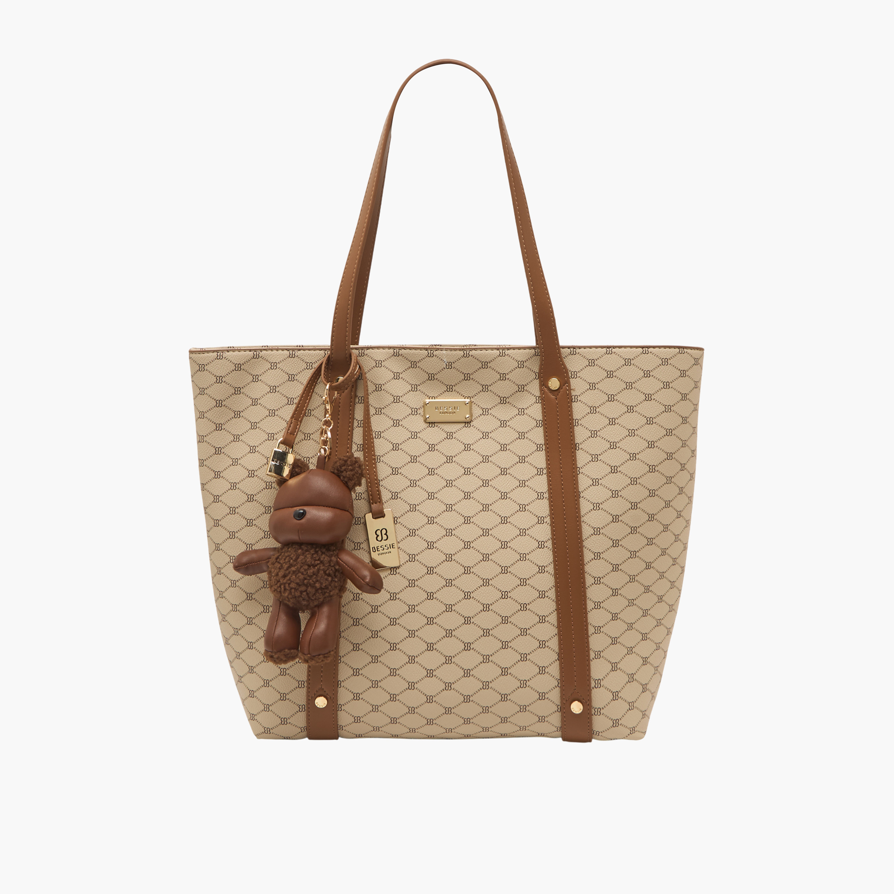 شنطة توتي بدلاية دب وسحاب إغلاق من بيسي لندن-women-bagsandwallets-handbags-image-1