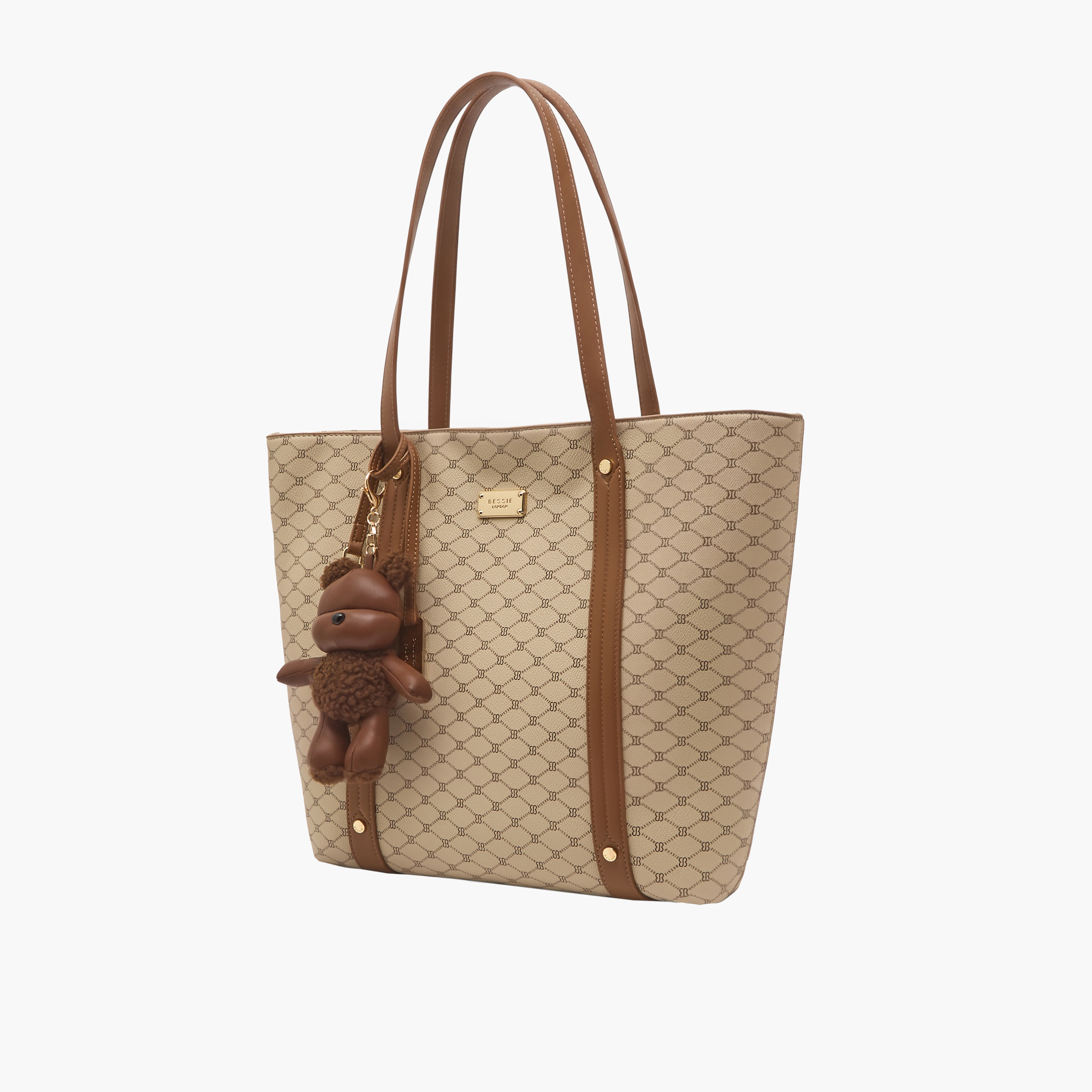 شنطة توتي بدلاية دب وسحاب إغلاق من بيسي لندن-women-bagsandwallets-handbags-image-2
