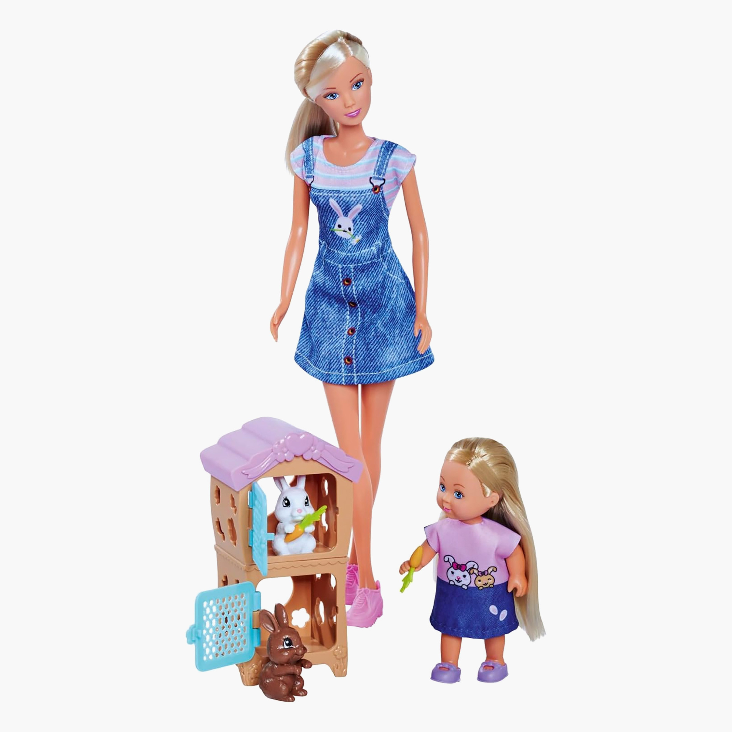 دمية عائلة الأرنب قطعتين مع ملحقات من ستيفي لاف-toys-dollsandplaysets-dolls-image-1