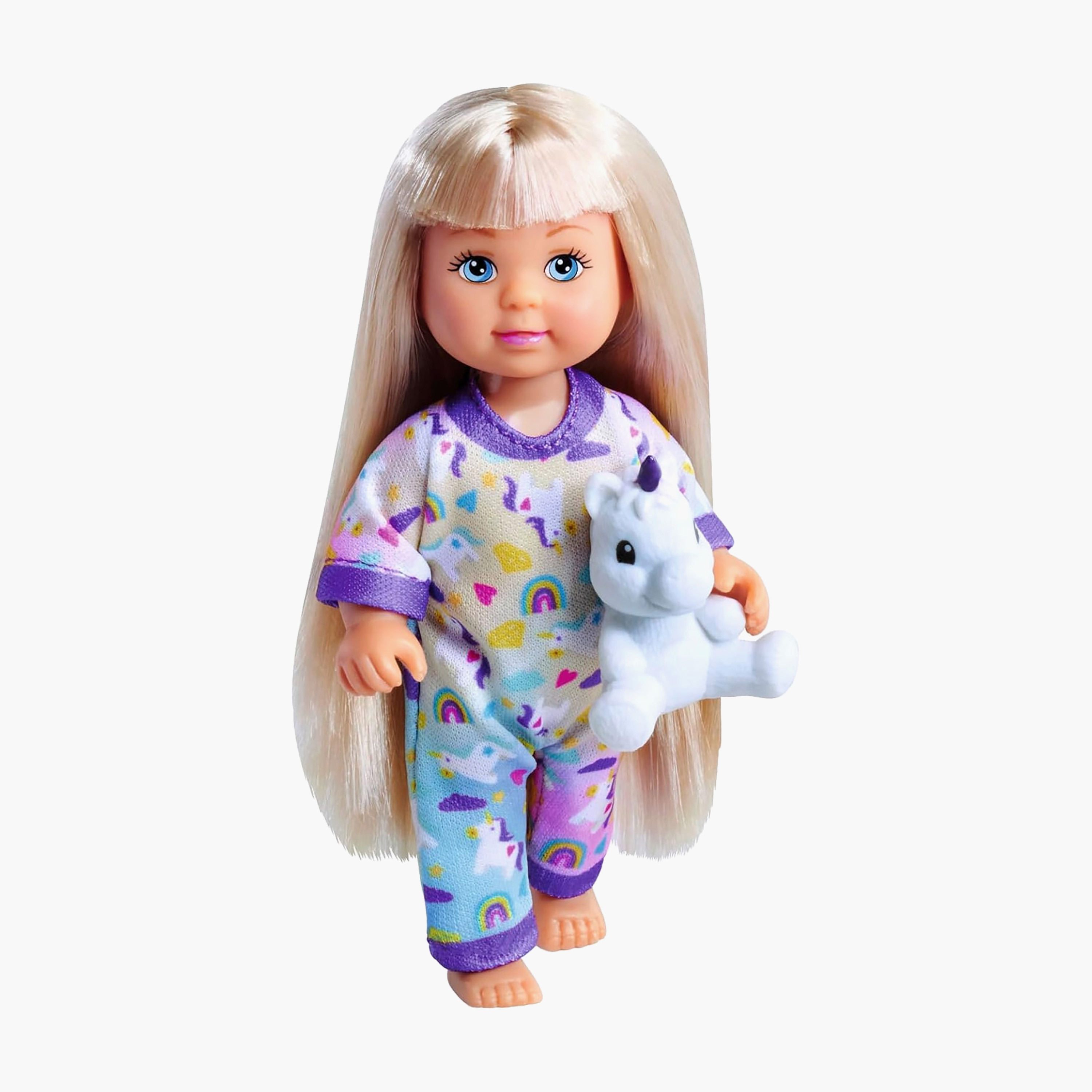 دمية إيفي لوف متنوعة ببيجامات مع لعبة مخملية حيوان من ستيفي لوف - 12 سم-toys-dollsandplaysets-dolls-image-2