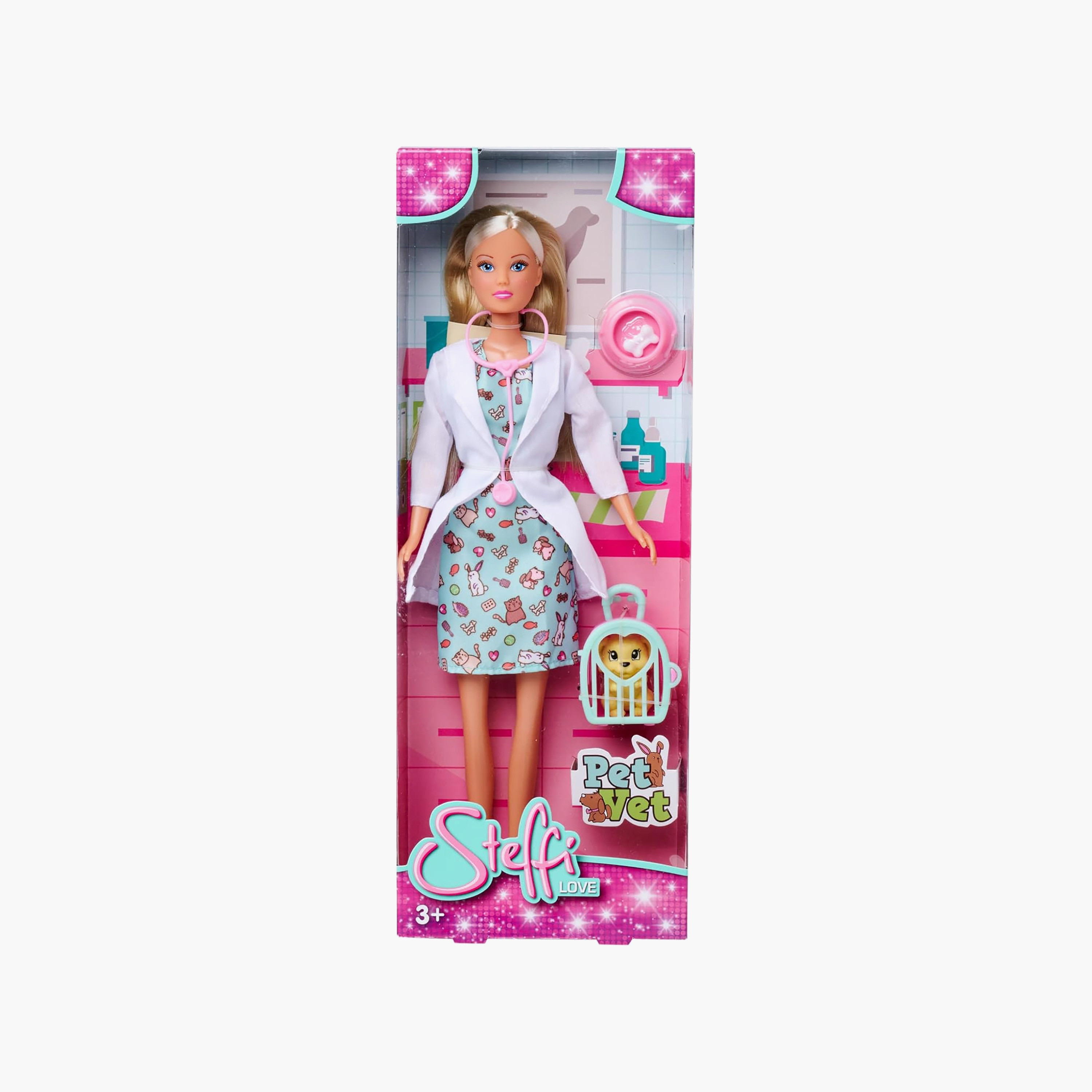 دمية طبيبة بيطرية مع إكسسوارات من ستيفي لوف - 33 سم-toys-dollsandplaysets-dolls-image-7