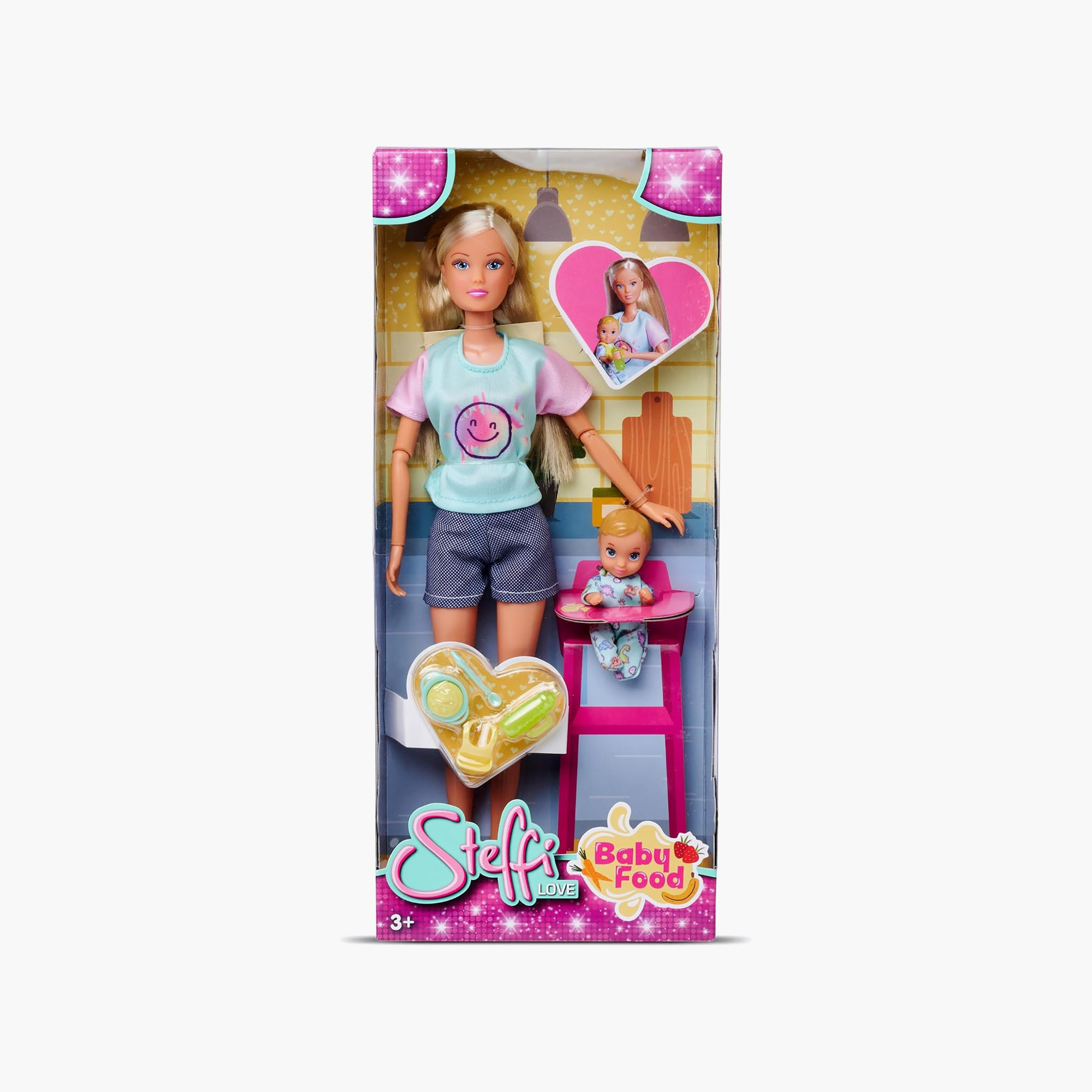 طقم دمية طعام أطفال من قطعتين مع إكسسوارات من ستيفي لوف-toys-dollsandplaysets-dolls-image-7