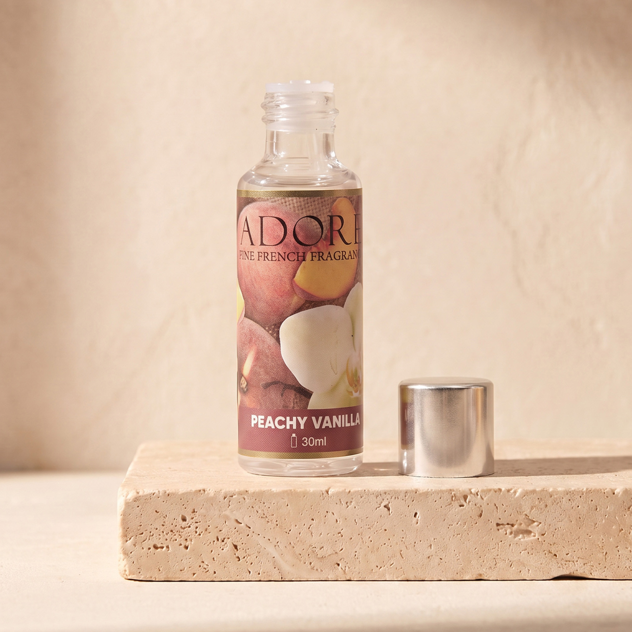 Adore Peachy Vanilla Fragrance Oil - 30 ml-household-homefragrance-fragranceoilsandessence-image-2