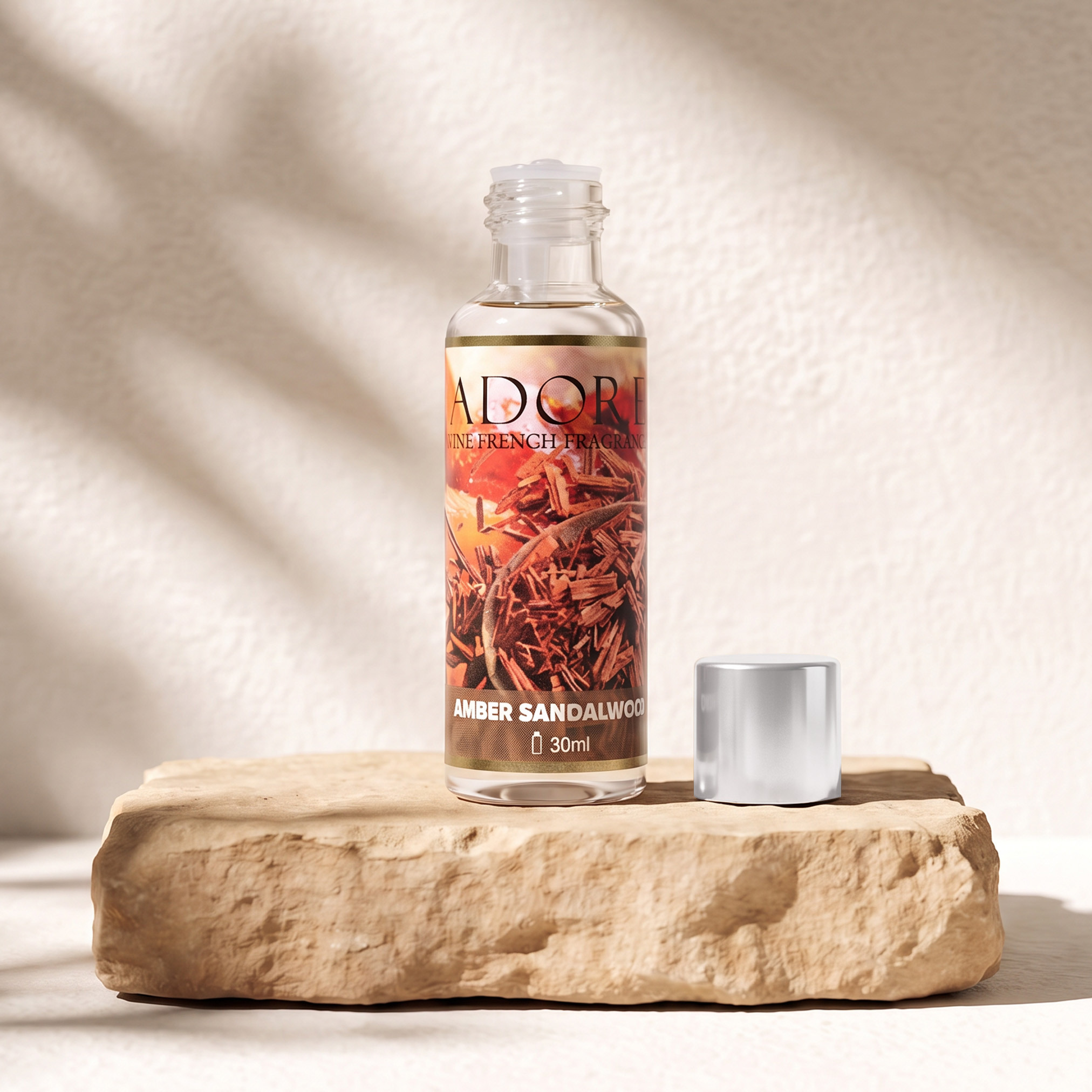 Adore Amber Sandalwood Fragrance Oil - 30 ml-household-homefragrance-fragranceoilsandessence-image-2