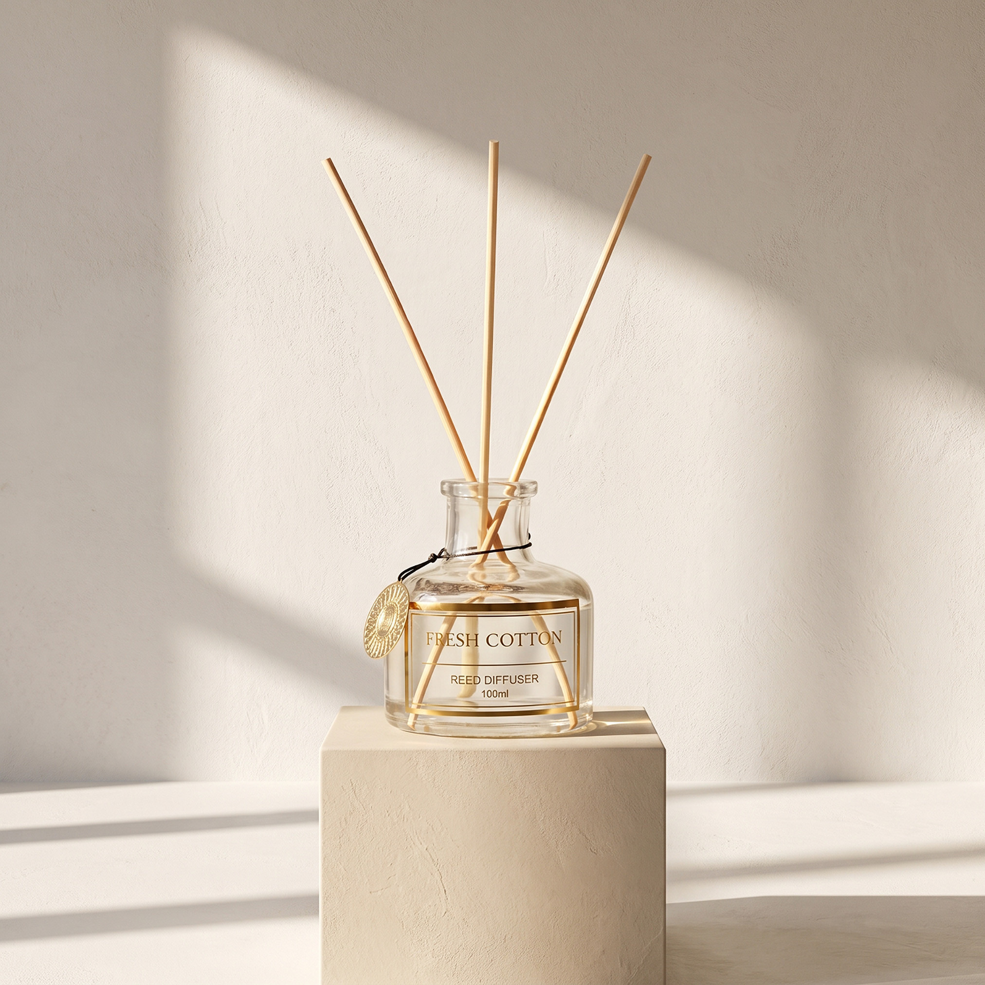 Grandeur Fresh Cotton Reed Diffuser - 100 ml-household-homefragrance-reeddiffusers-image-1