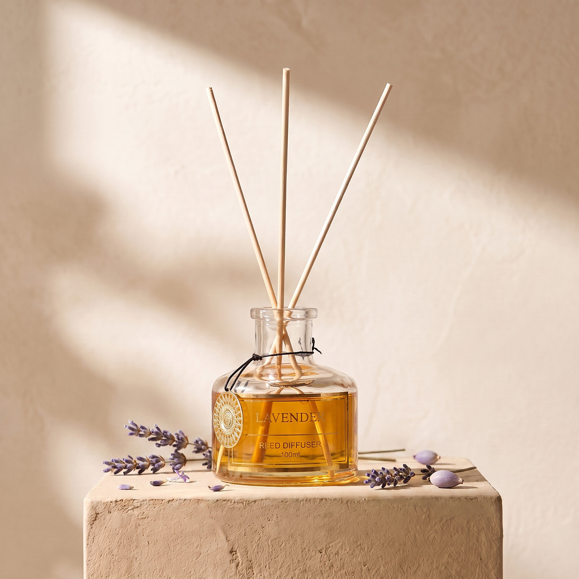 موزع عطر أعواد برائحة اللافندر من جراندور - 100 مل-household-homefragrance-reeddiffusers-image-2