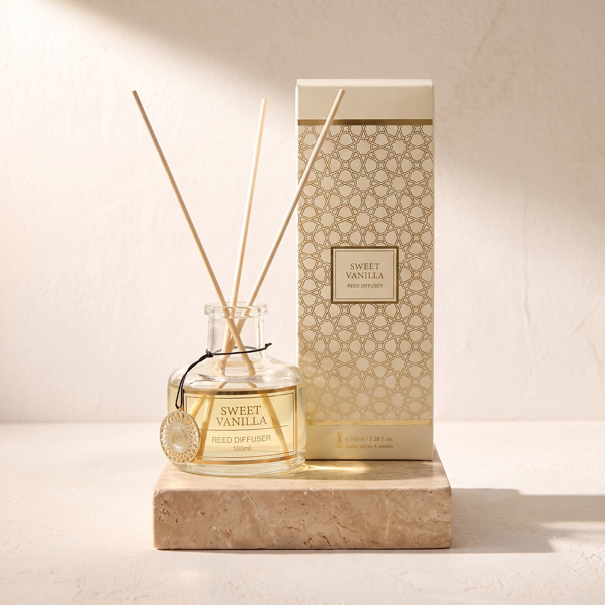 Sweet Vanilla Reed Diffuser - 100 ml-household-homefragrance-reeddiffusers-image-3