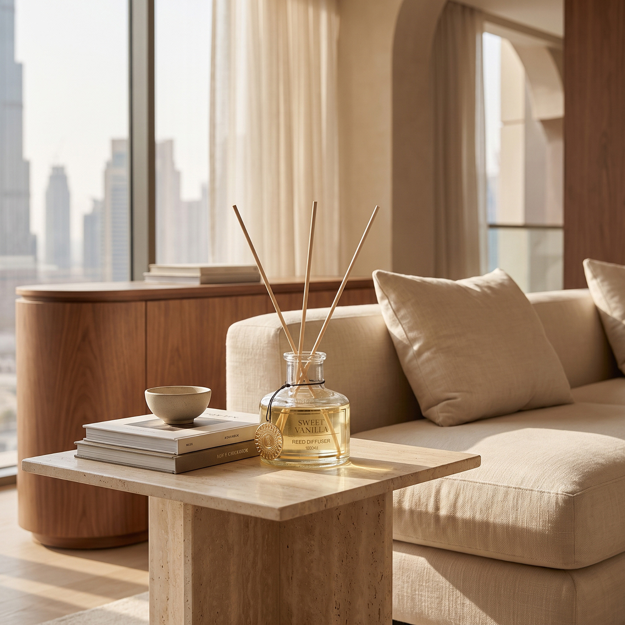 Sweet Vanilla Reed Diffuser - 100 ml-household-homefragrance-reeddiffusers-image-5