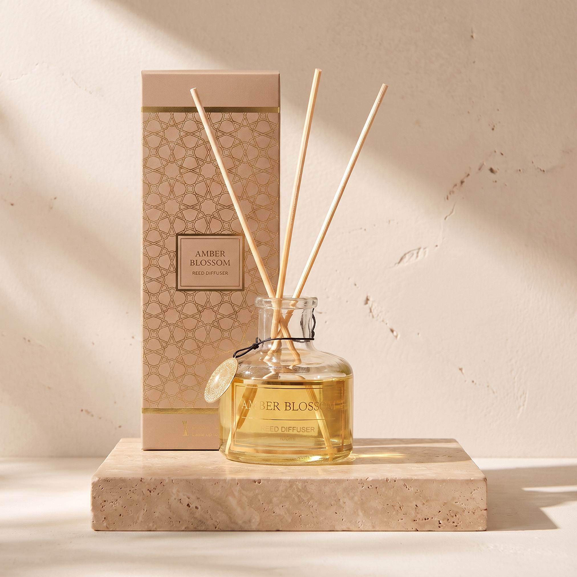 Oriental Bliss Amber Blossom Reed Diffuser - 100 ml-household-homefragrance-reeddiffusers-image-4