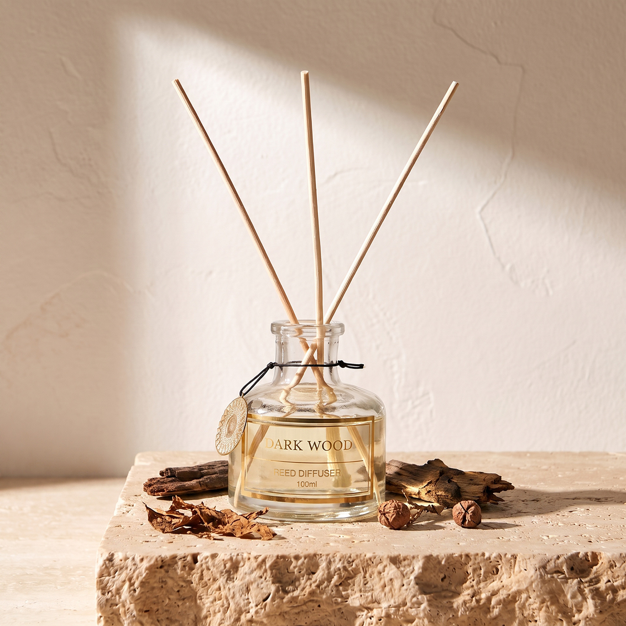 Oriental Bliss Dark Wood Reed Diffuser - 100 ml-household-homefragrance-reeddiffusers-image-2