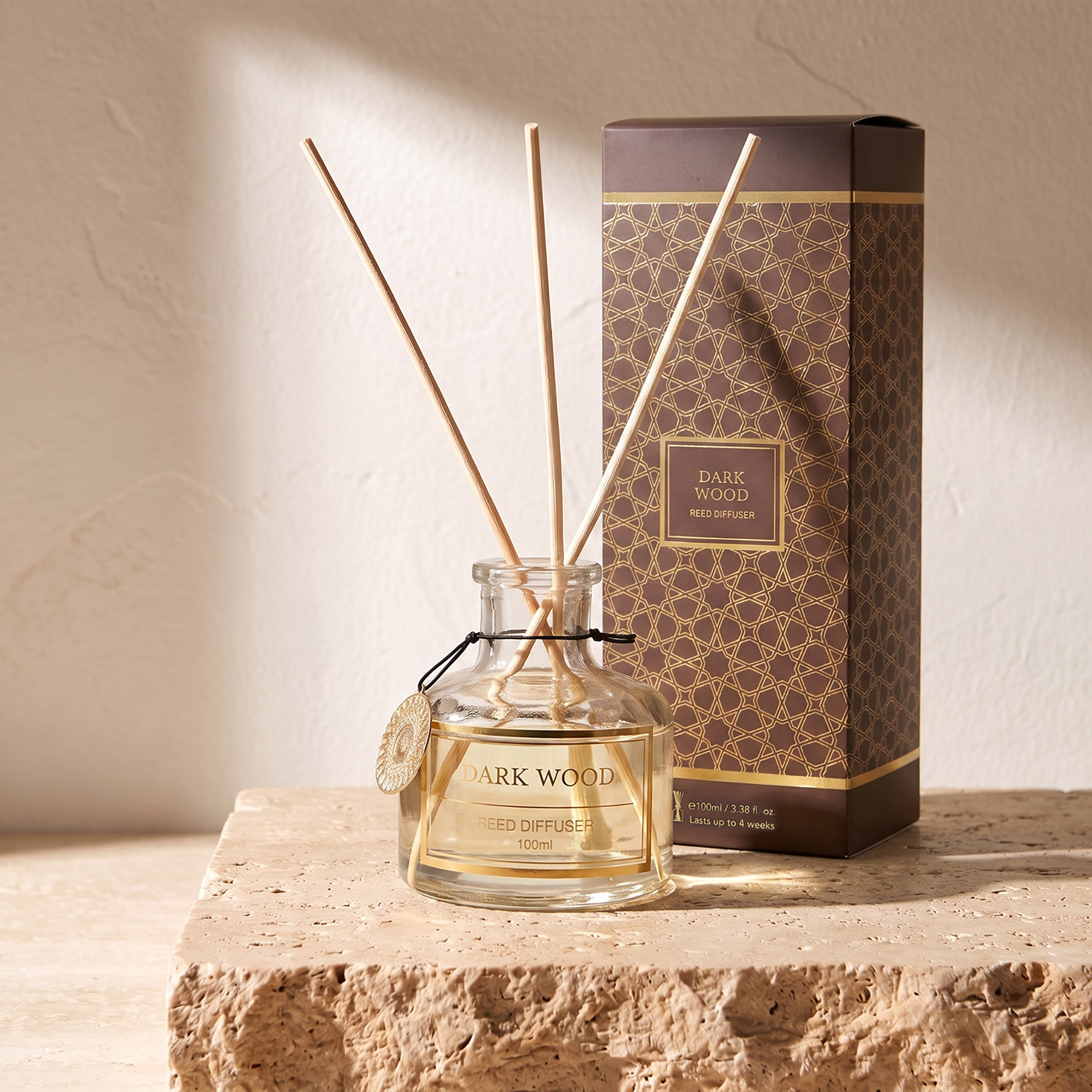Oriental Bliss Dark Wood Reed Diffuser - 100 ml-household-homefragrance-reeddiffusers-image-4
