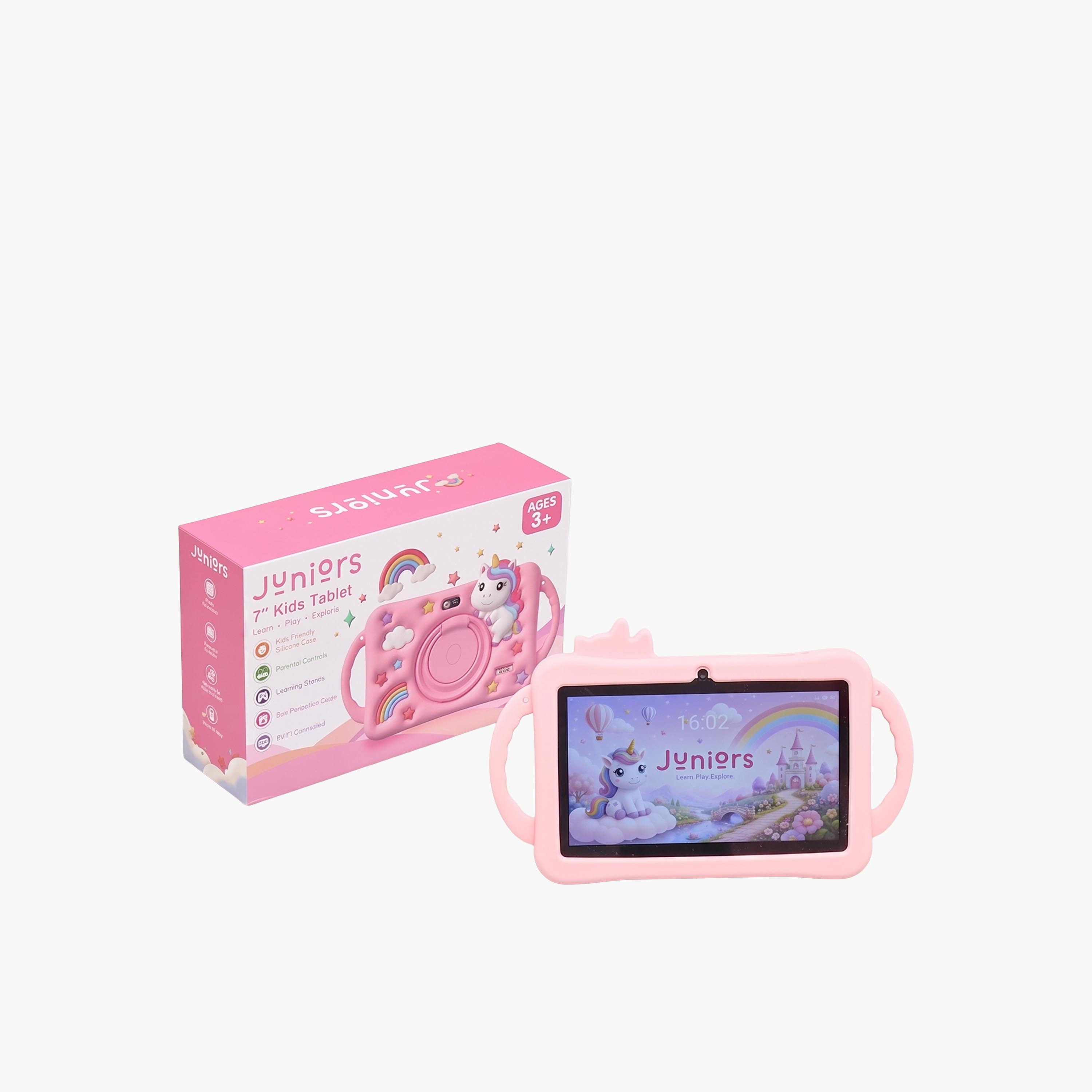 Juniors 7-inch Kids Tablet with Protective Case-toys-babyandtoddlertoys-learningtoys-image-1