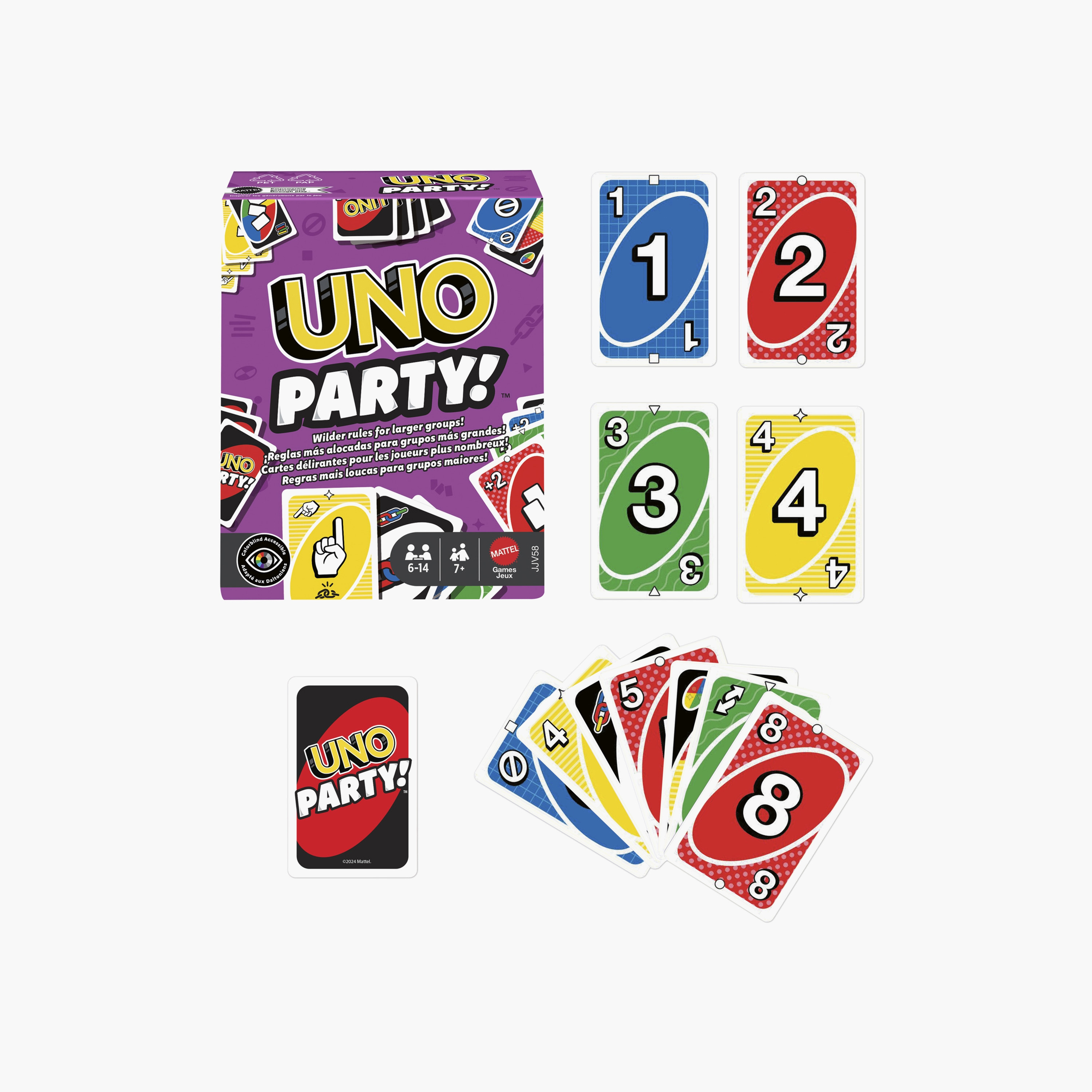 طقم لعبة ورق بطاقات "بارتي ريفريش" من أونو-toys-indoortoys-cardgames-image-3