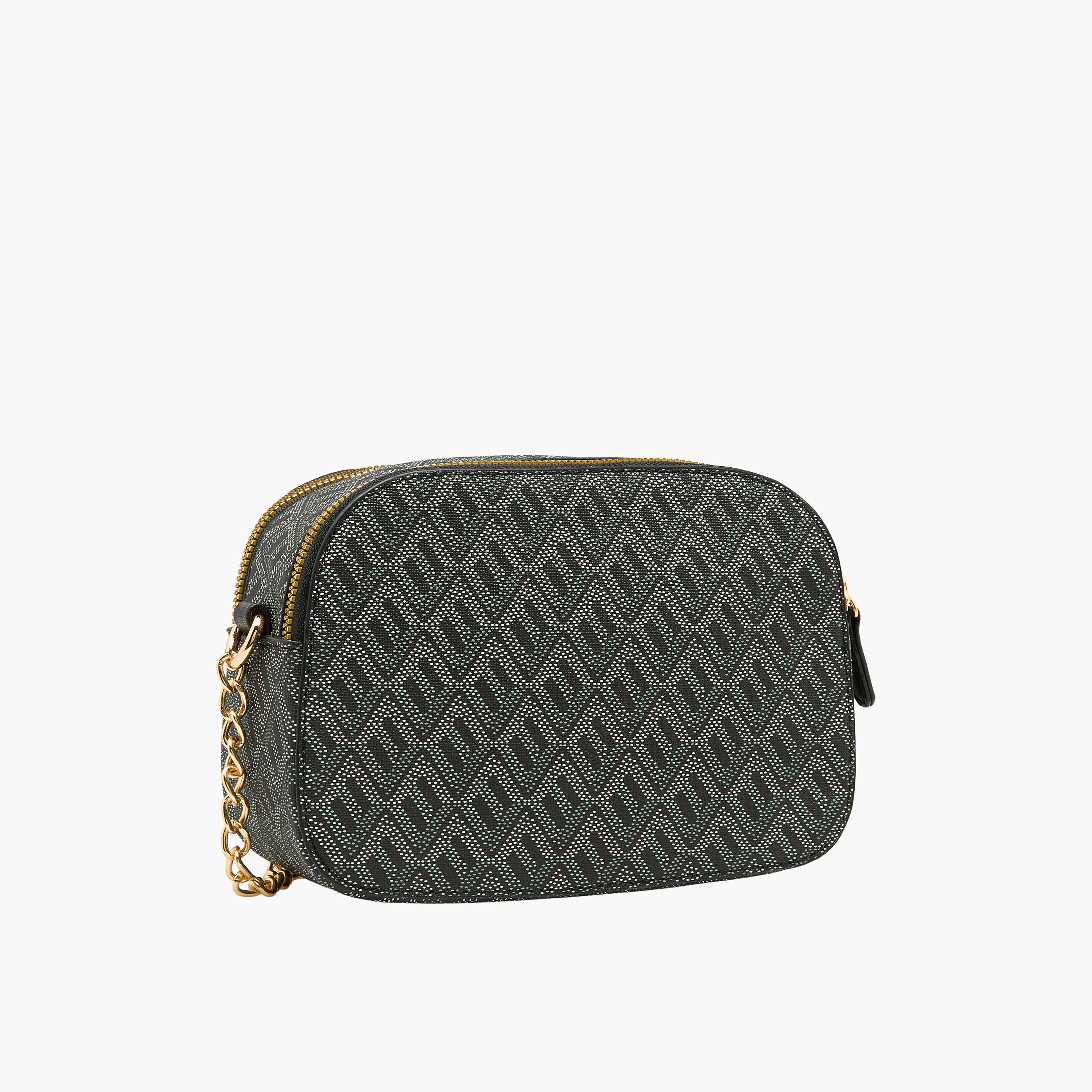 Adore Textured Crossbody Bag with Chain Strap-women-bagsandwallets-handbags-image-4