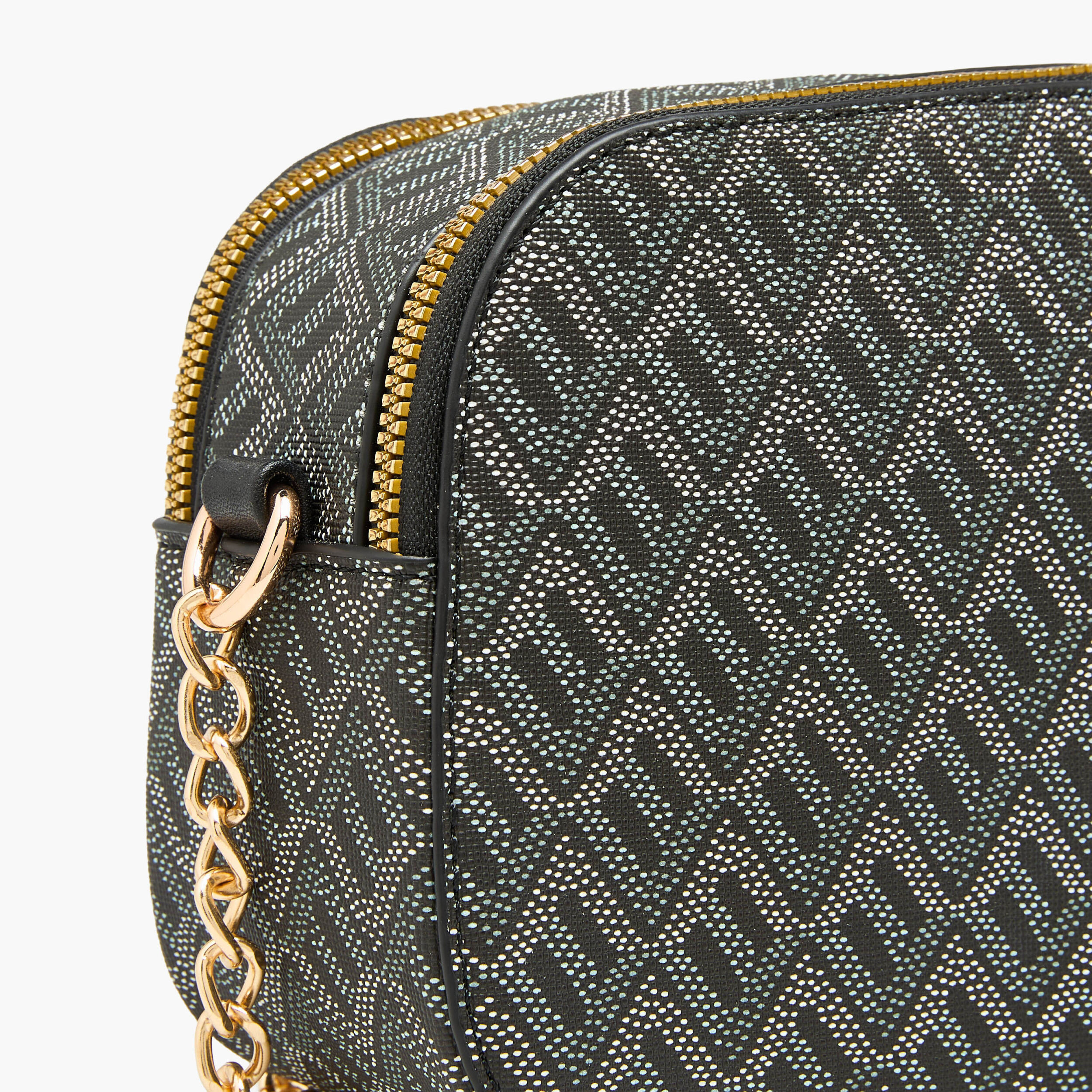 Adore Textured Crossbody Bag with Chain Strap-women-bagsandwallets-handbags-image-6