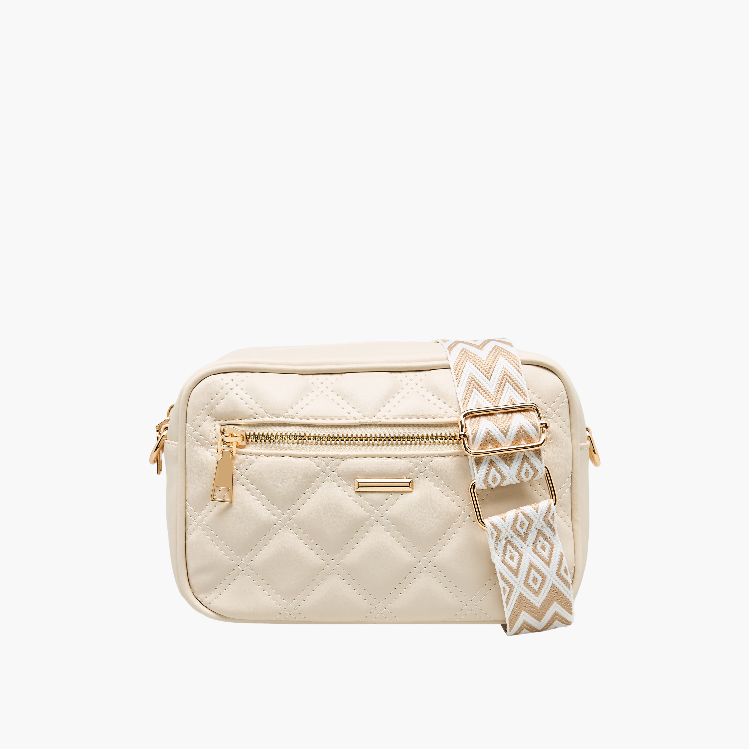 Adore Quilted Crossbody Bag with Adjustable Strap-women-bagsandwallets-handbags-image-1