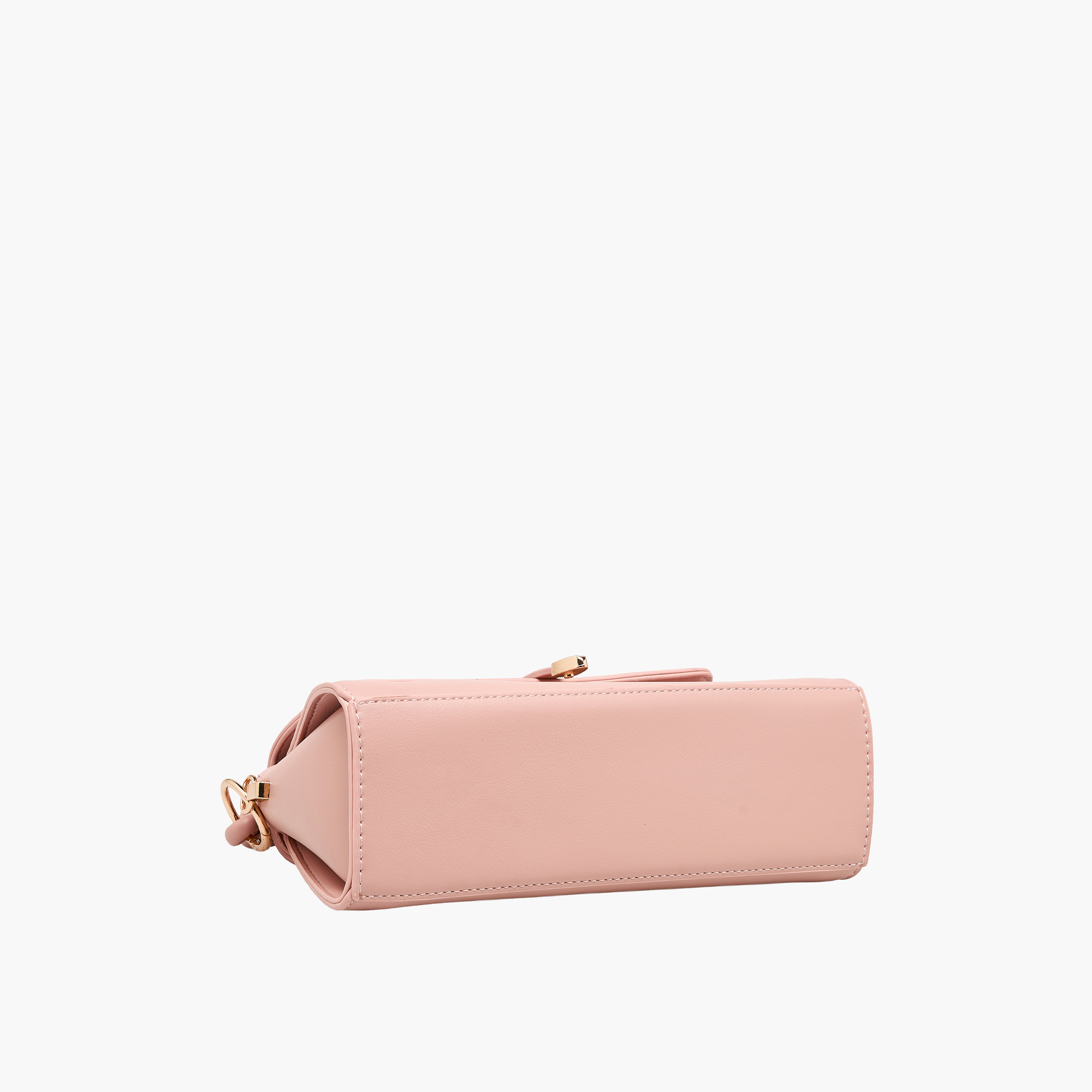Adore Textured Crossbody Bag with Button Closure-women-bagsandwallets-handbags-image-7