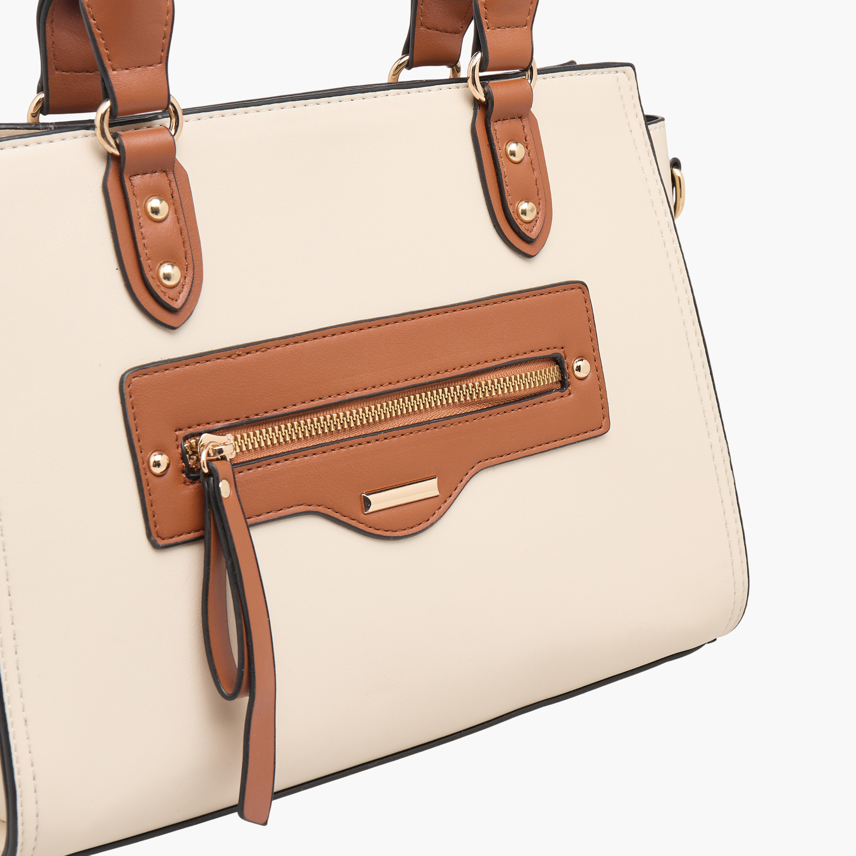 Adore Solid Tote Bag with Detachable Strap-women-bagsandwallets-handbags-image-5