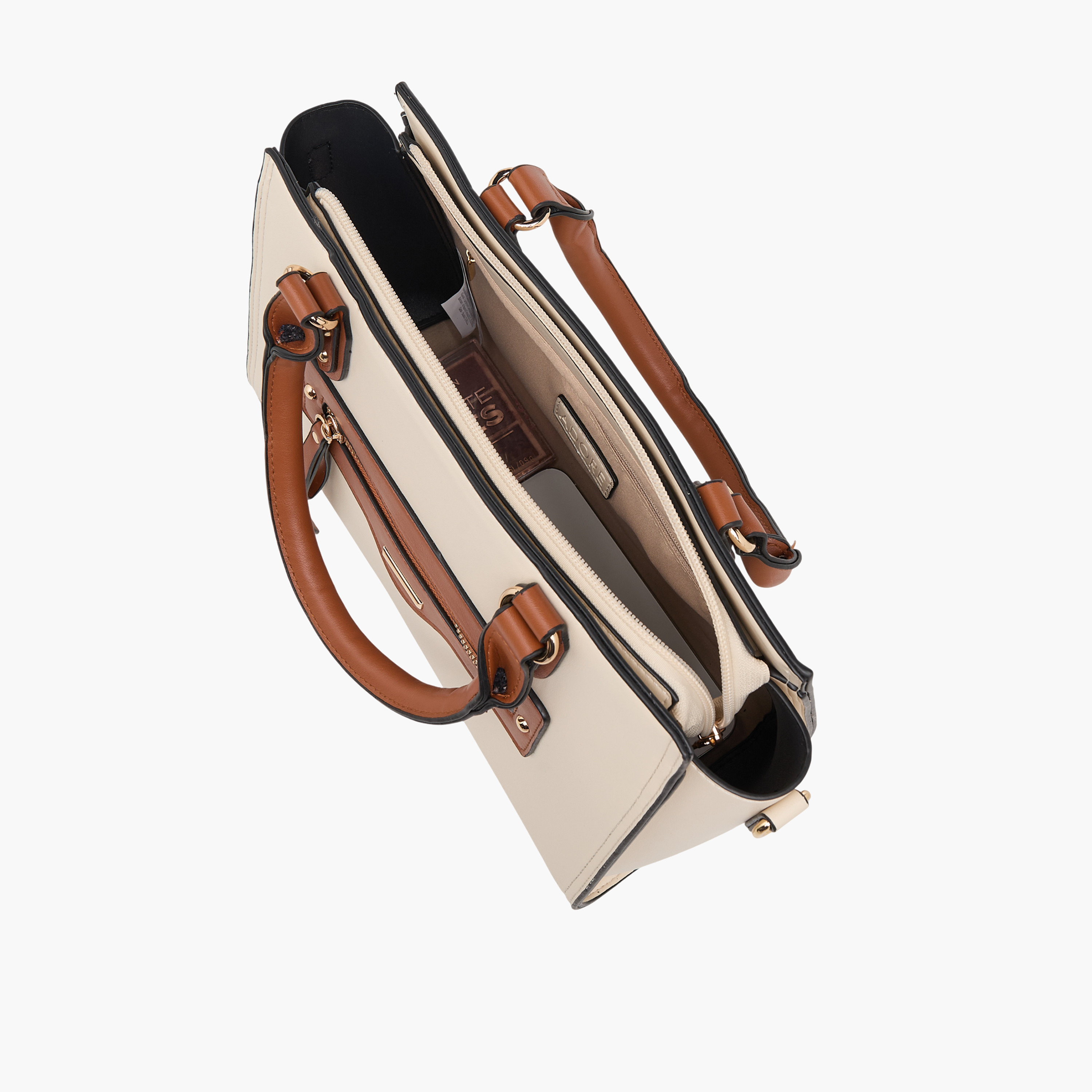 Adore Solid Tote Bag with Detachable Strap-women-bagsandwallets-handbags-image-8