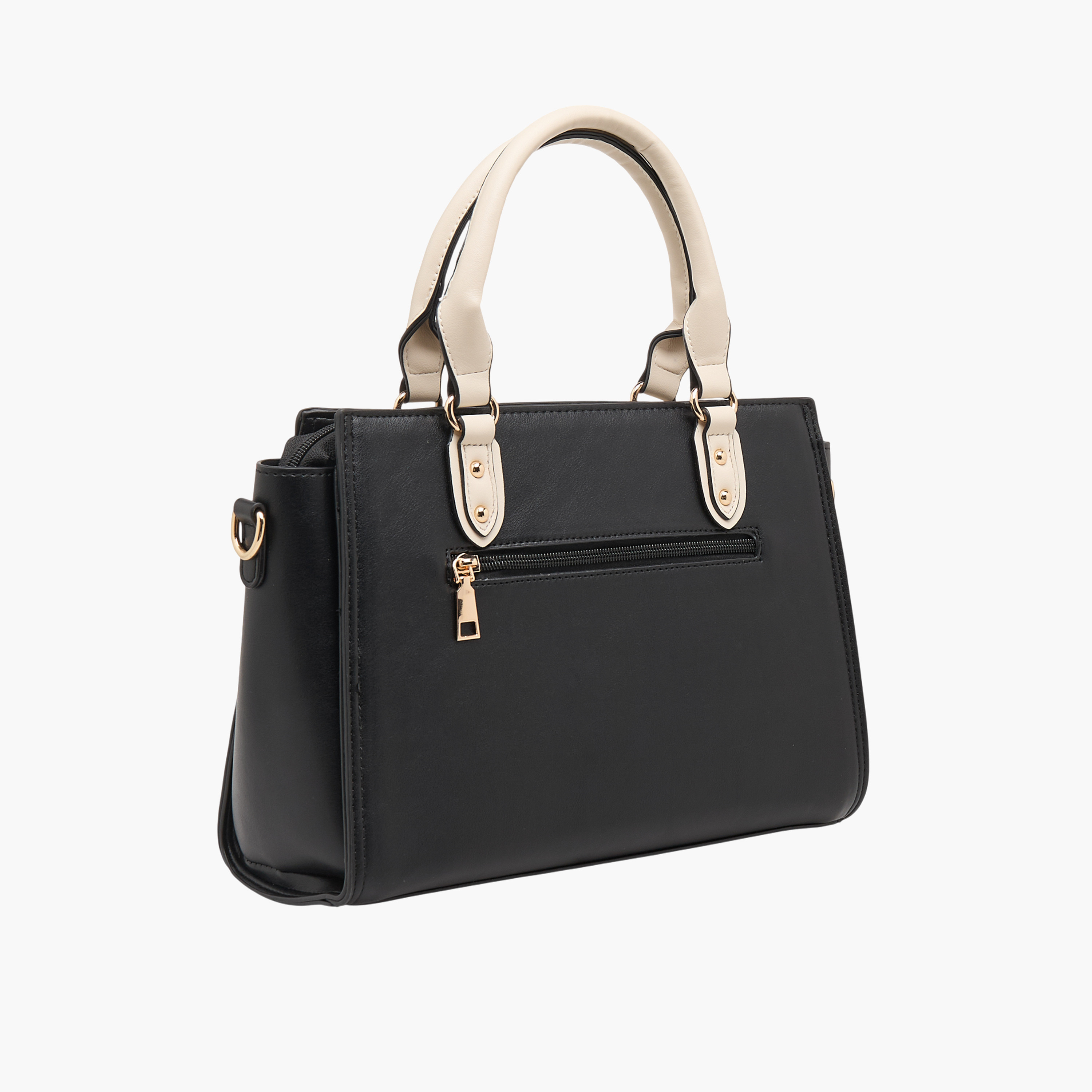 Adore Solid Tote Bag with Detachable Strap-women-bagsandwallets-handbags-image-3
